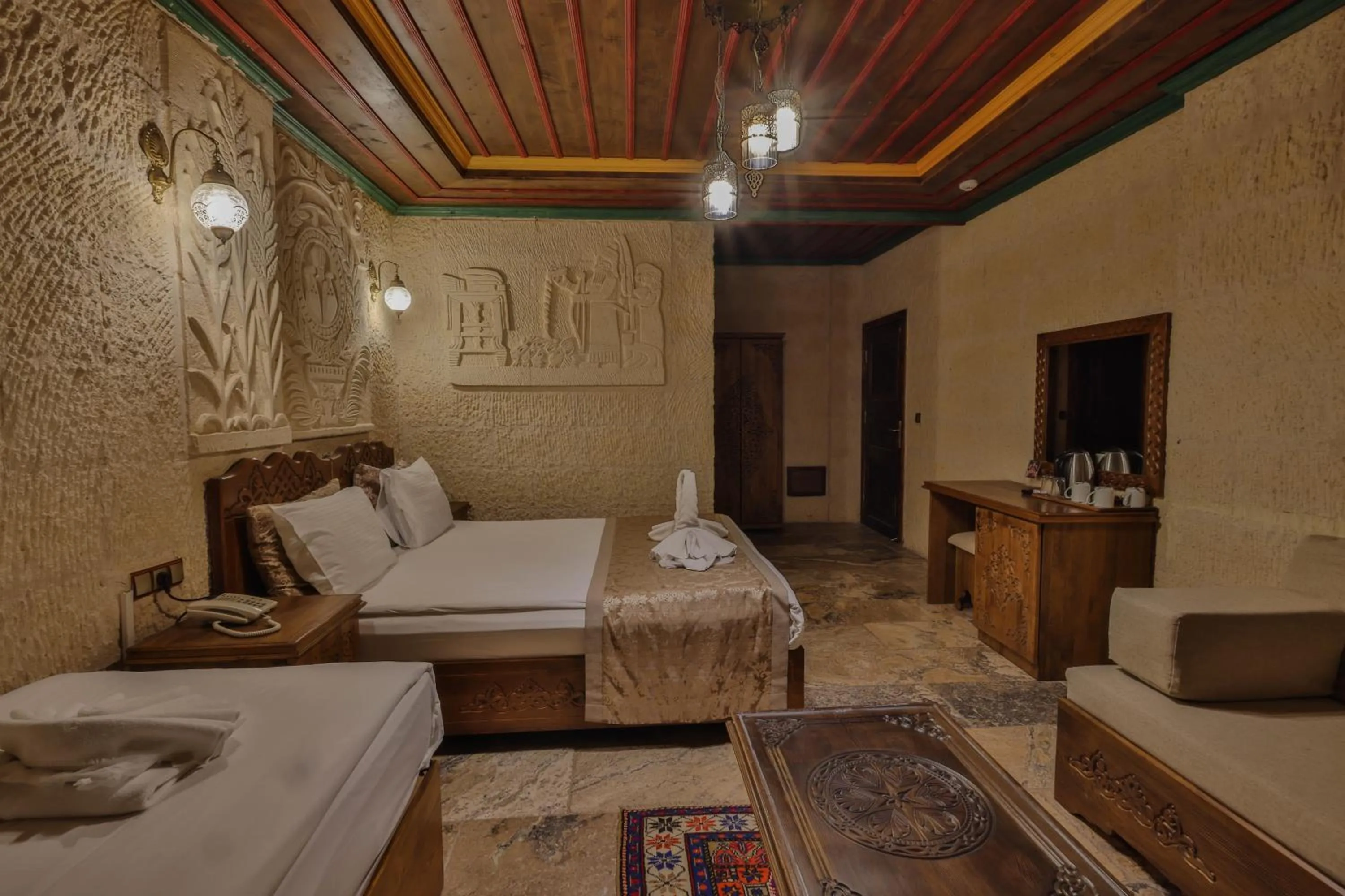 Photo of the whole room, Bed in Feel Cappadocia Stone House