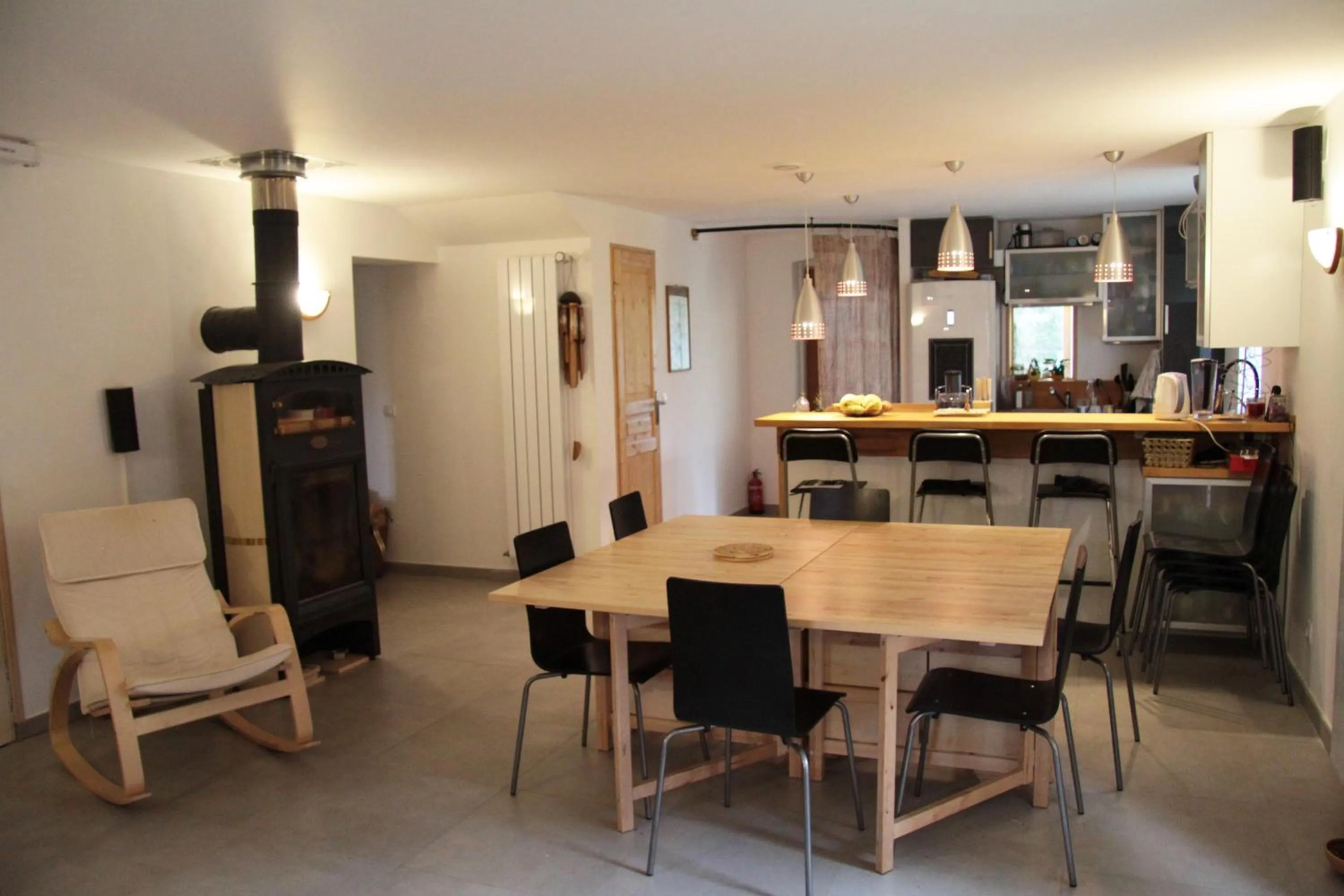 Communal lounge/ TV room in Ô Saveur de l’Instant