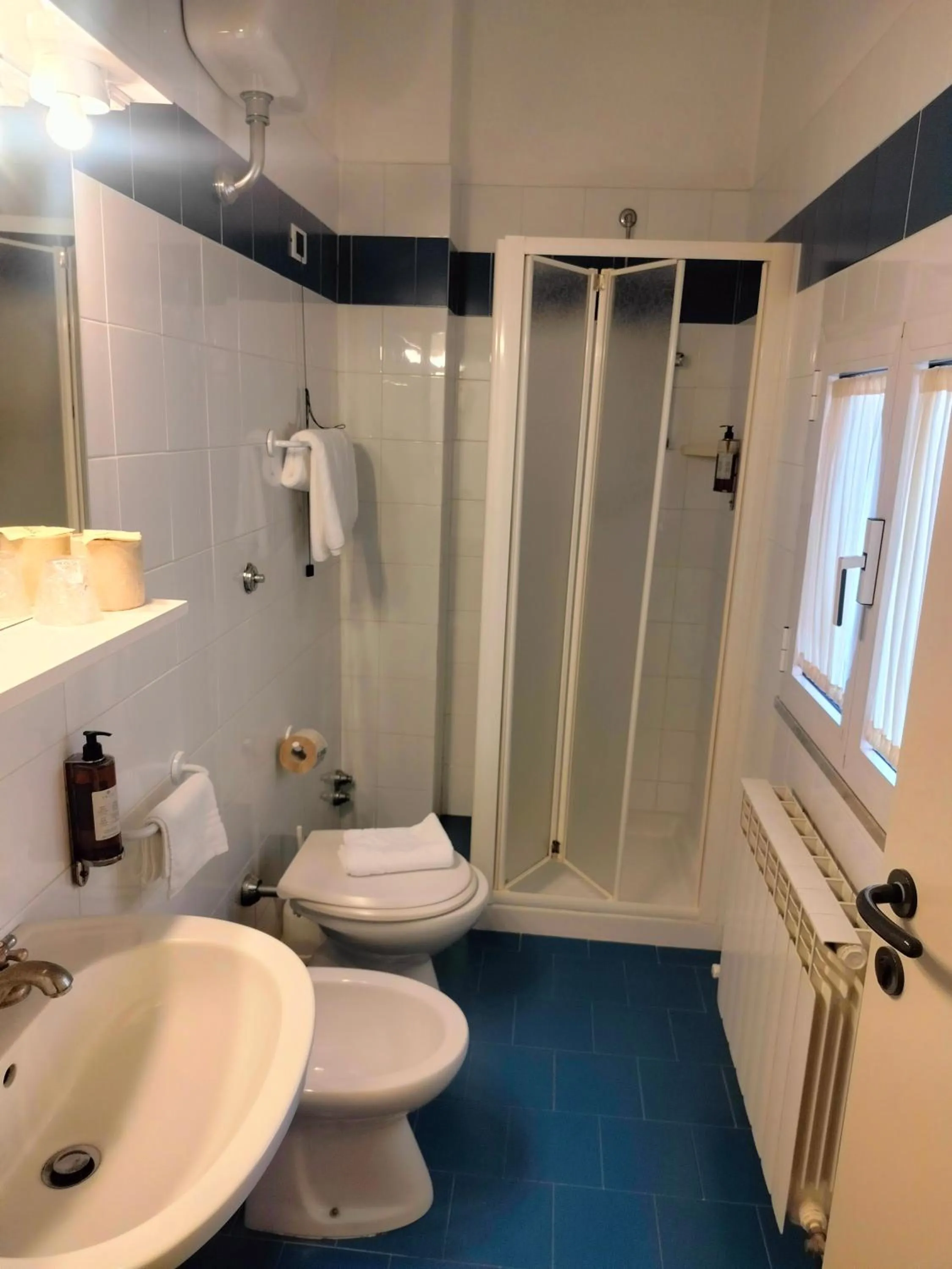 Toilet in Hotel Centrale