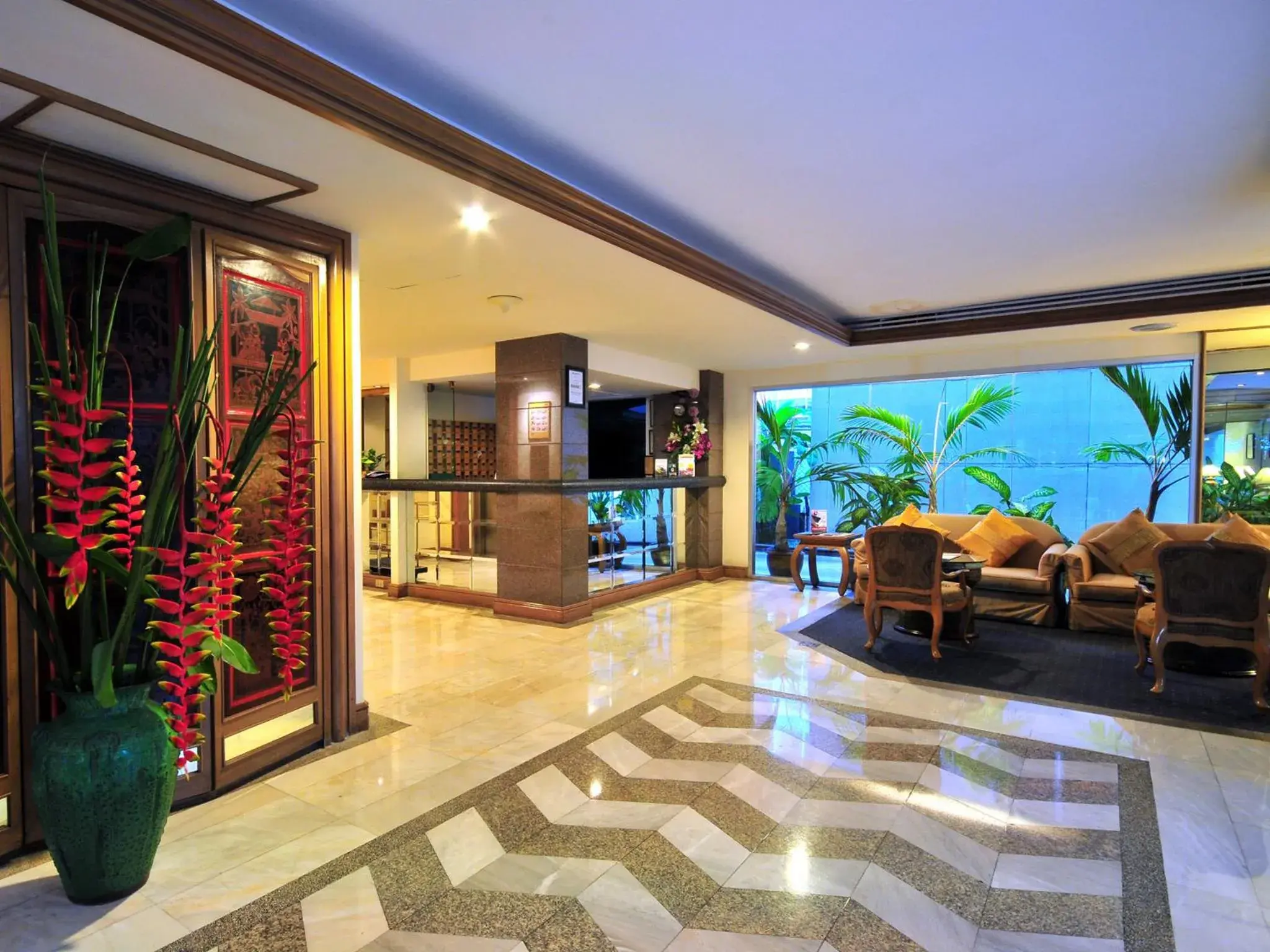 Lobby or reception in Le Siam Hotel Silom Bangkok by PCL Lobby or reception in Le Siam Hotel Silom Bangkok by PCL