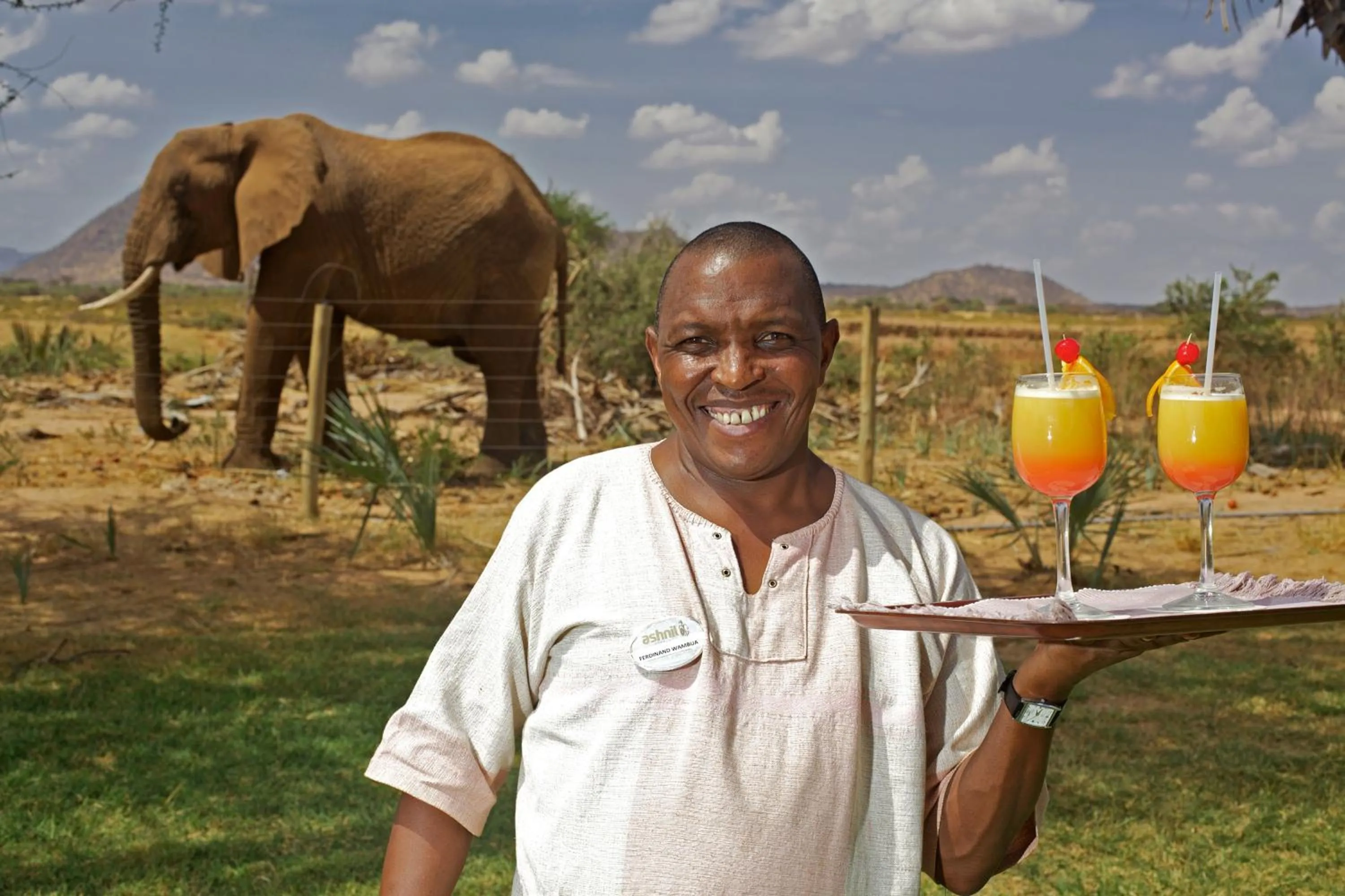 Drinks in Ashnil Samburu Camp