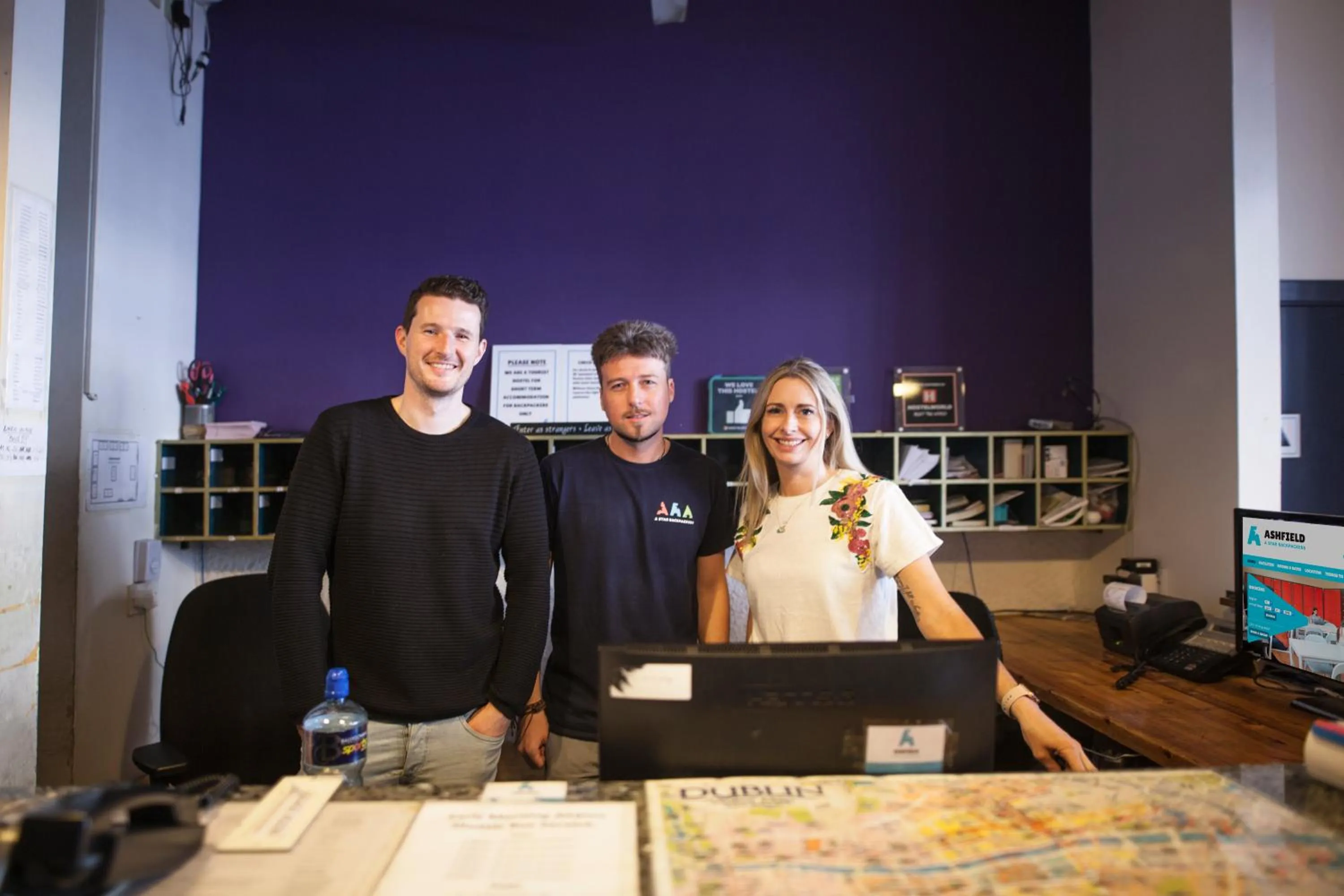 Staff in Ashfield Hostel