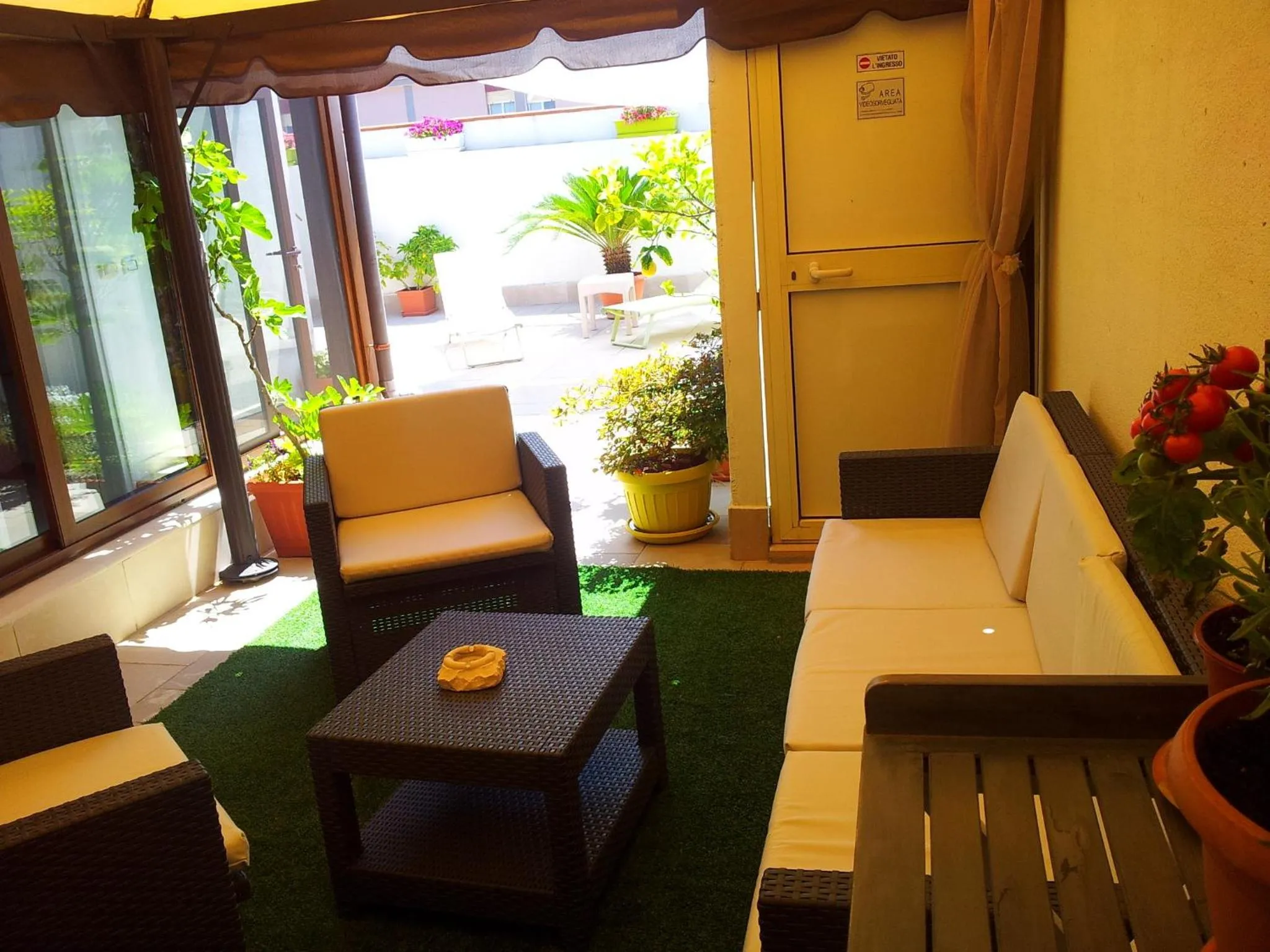 Balcony/Terrace in B&B Torrente Antico