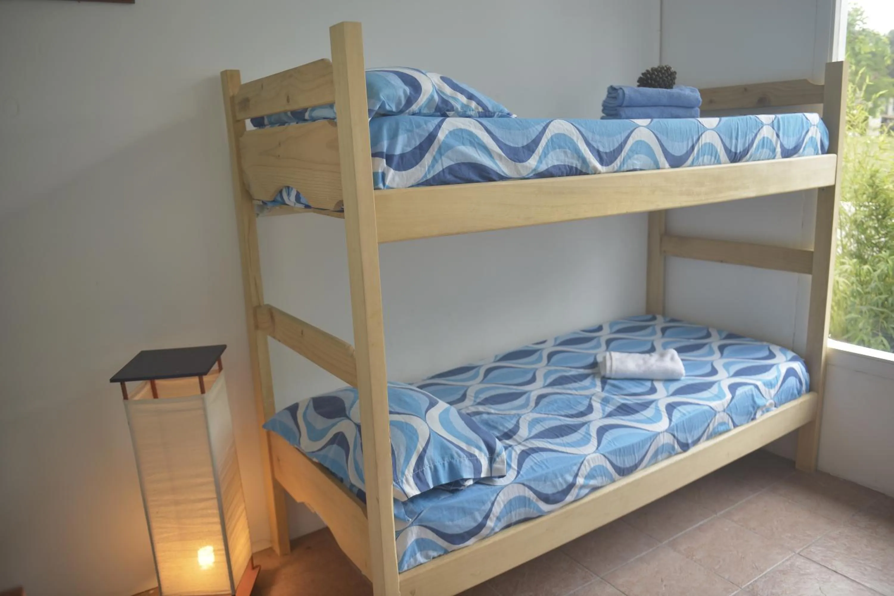 Bedroom, Bed in Pinamar Hostel Casa de Verano