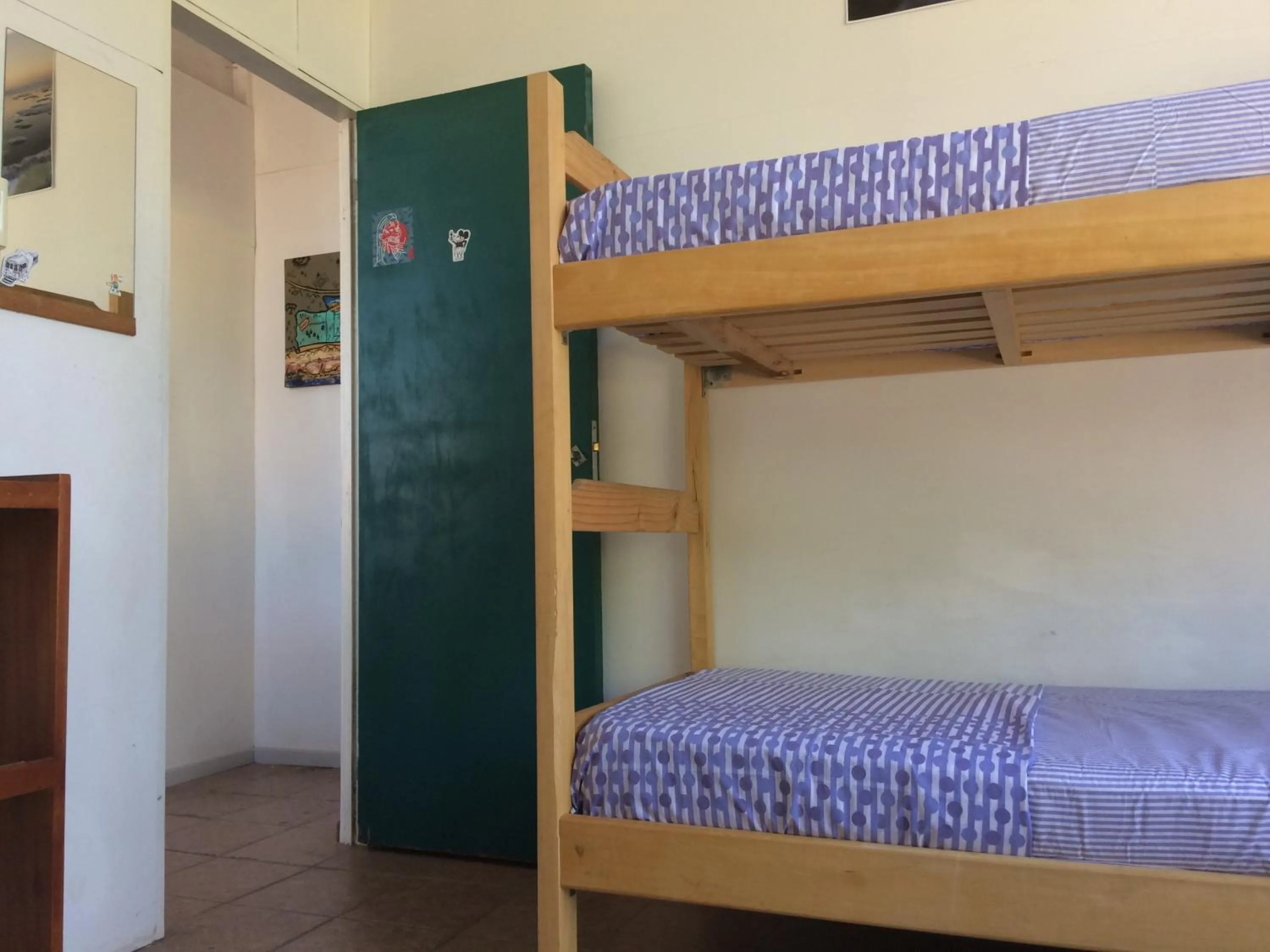Bedroom, Bed in Pinamar Hostel Casa de Verano