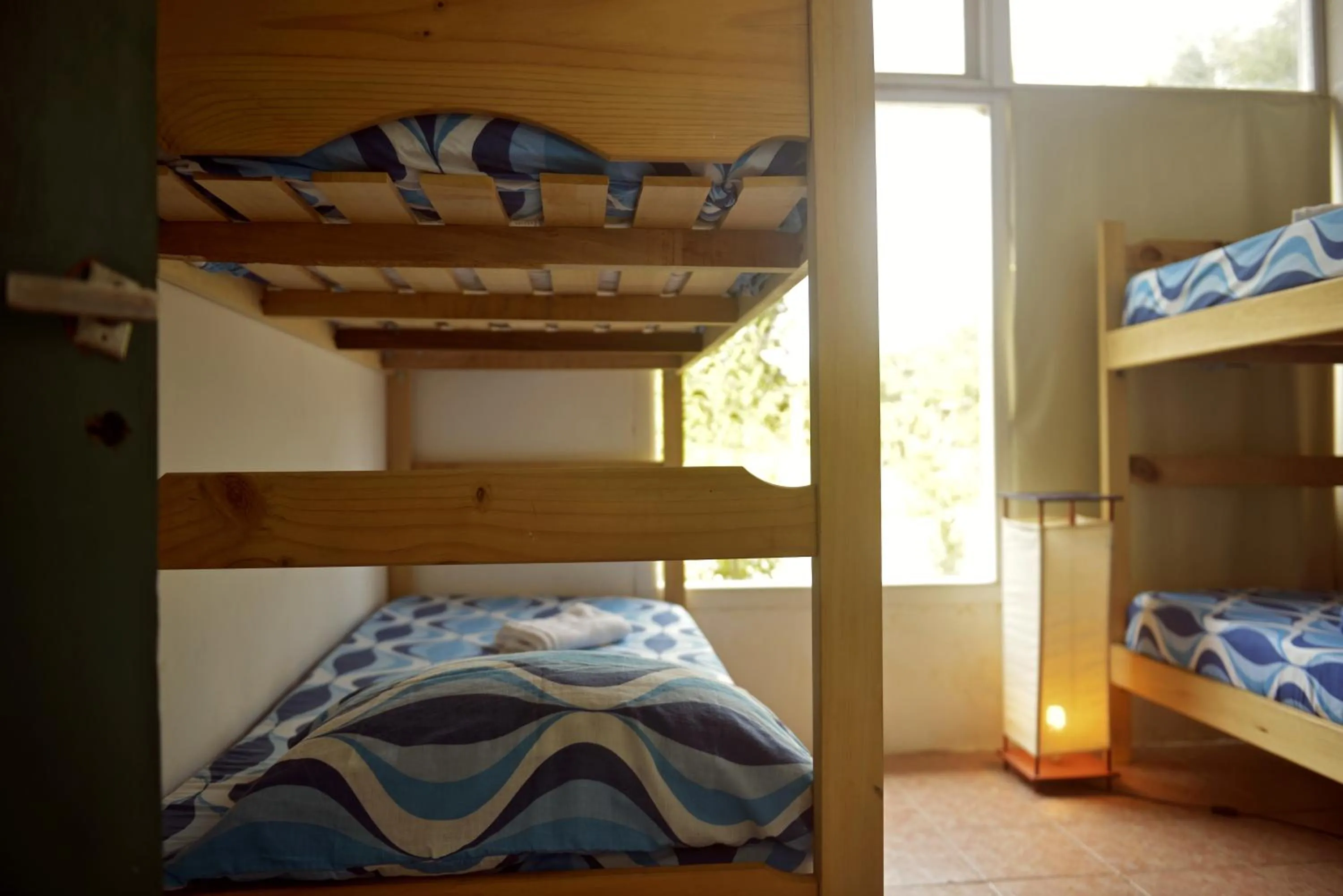 Bedroom, Bed in Pinamar Hostel Casa de Verano