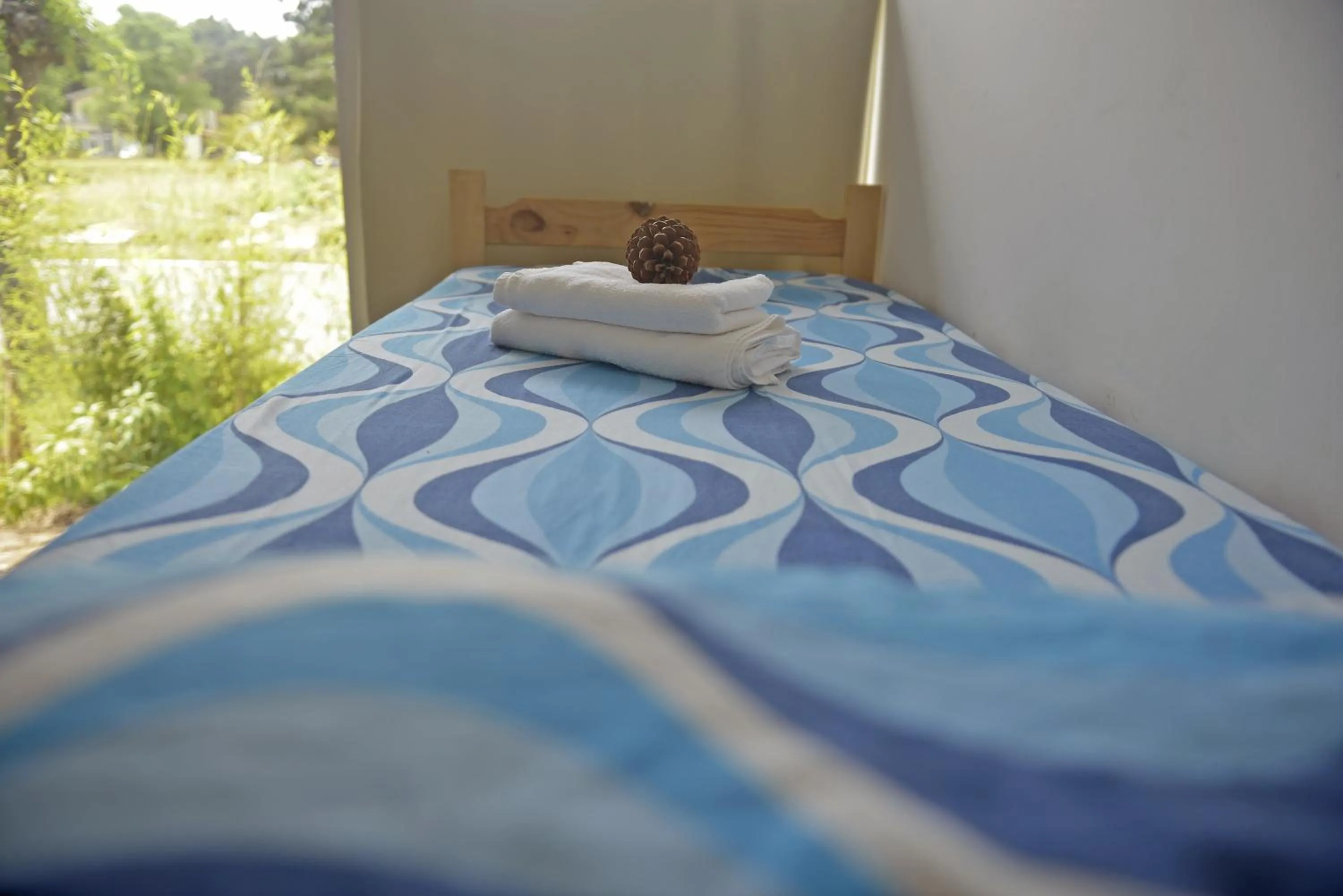 Bedroom, Bed in Pinamar Hostel Casa de Verano
