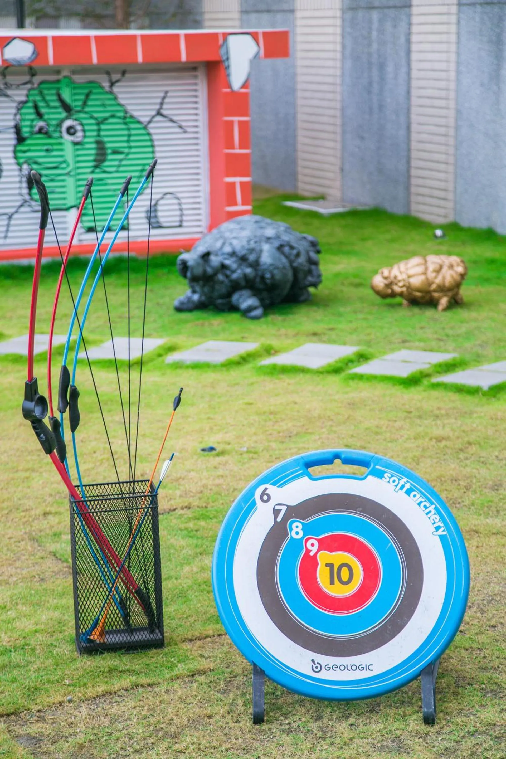 Children play ground in Royal Roi Hotel