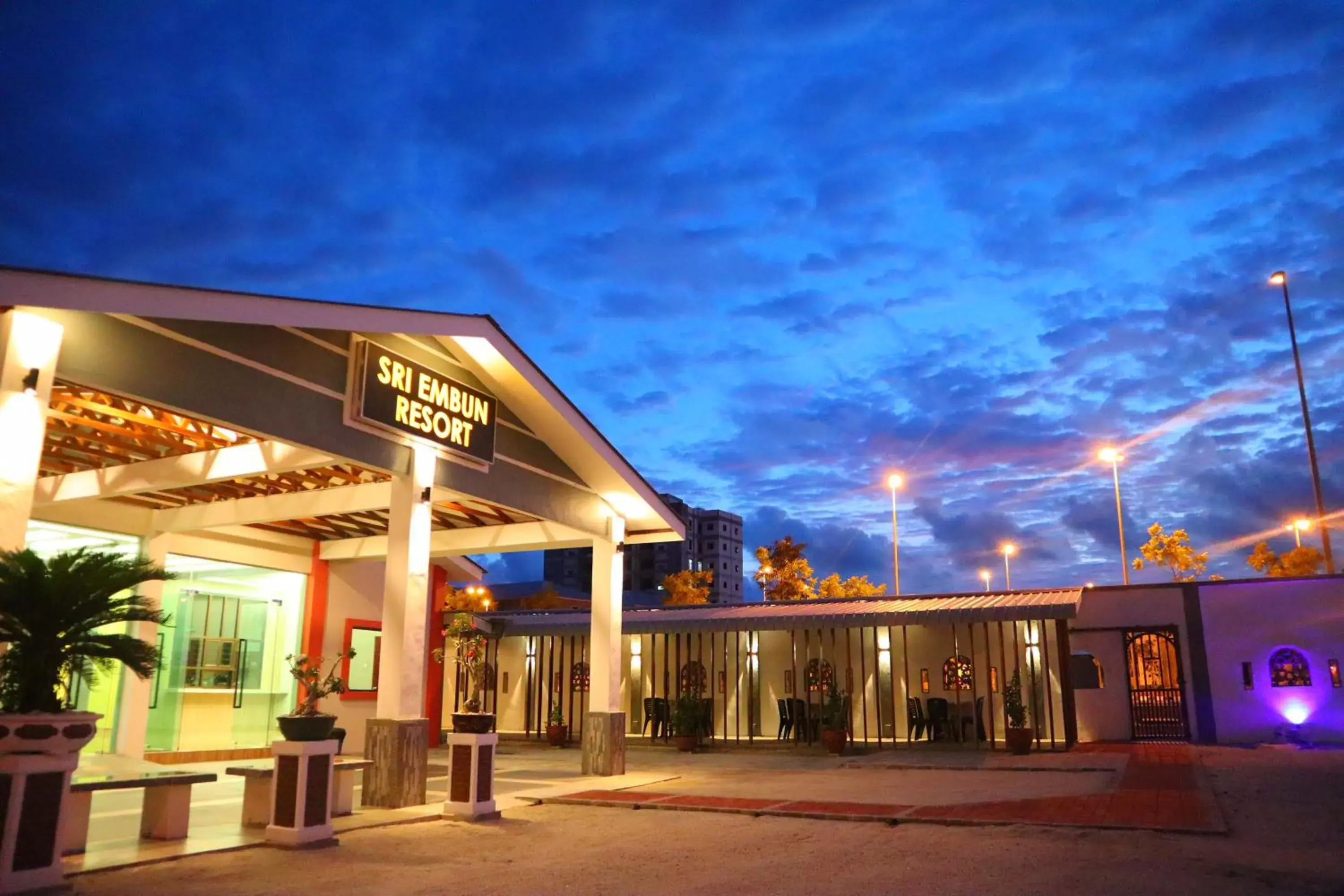 Facade/entrance in Sri Embun Resort Langkawi Facade/entrance in Sri Embun Resort Langkawi