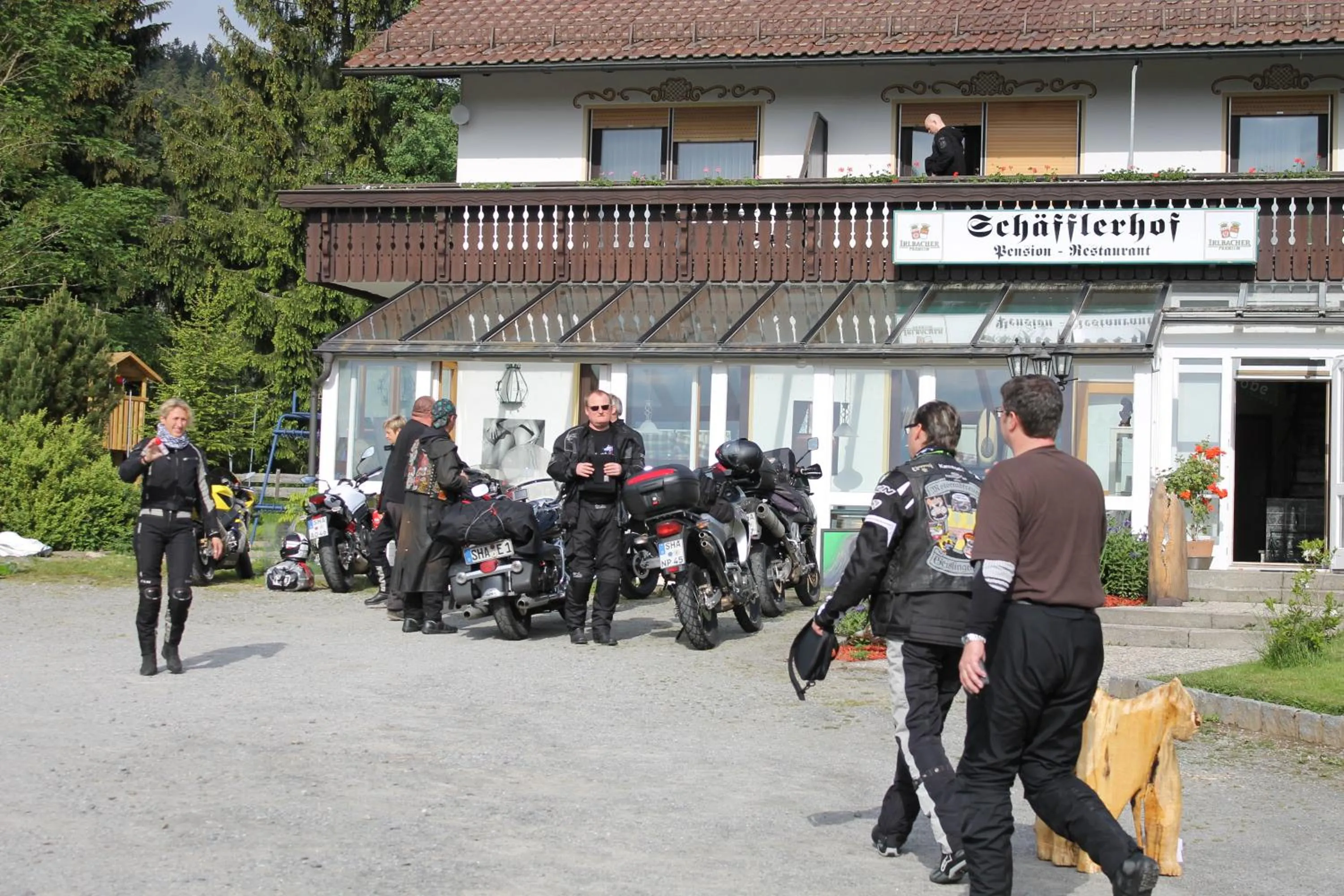 Facade/entrance in Hotel Schäfflerhof