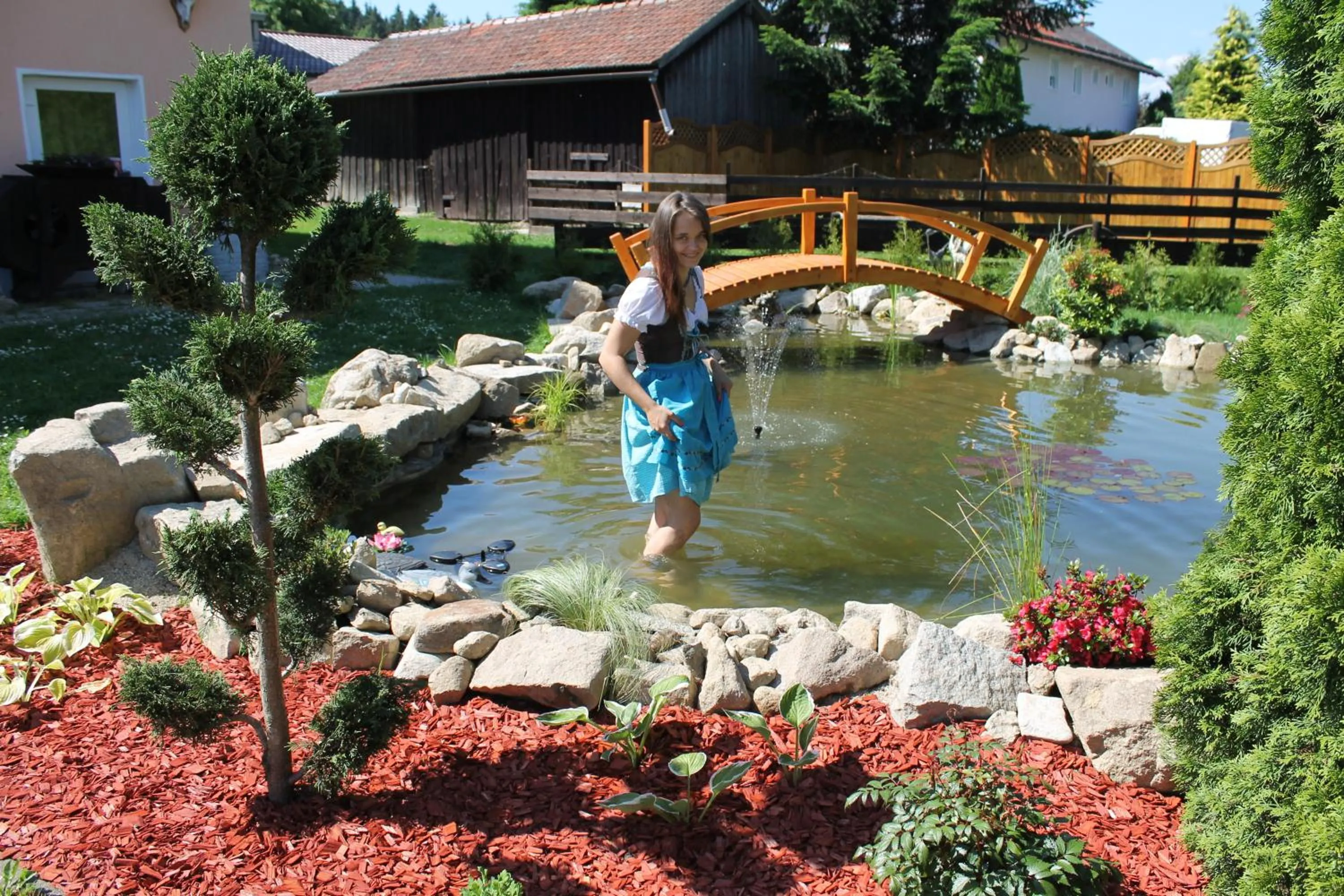 Garden in Hotel Schäfflerhof