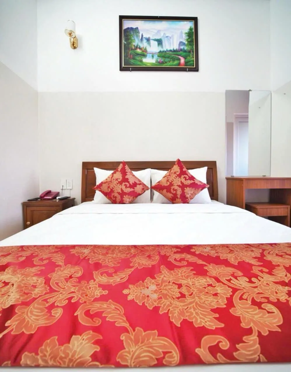 Bed in KHÁCH SẠN MỸ NGỌC