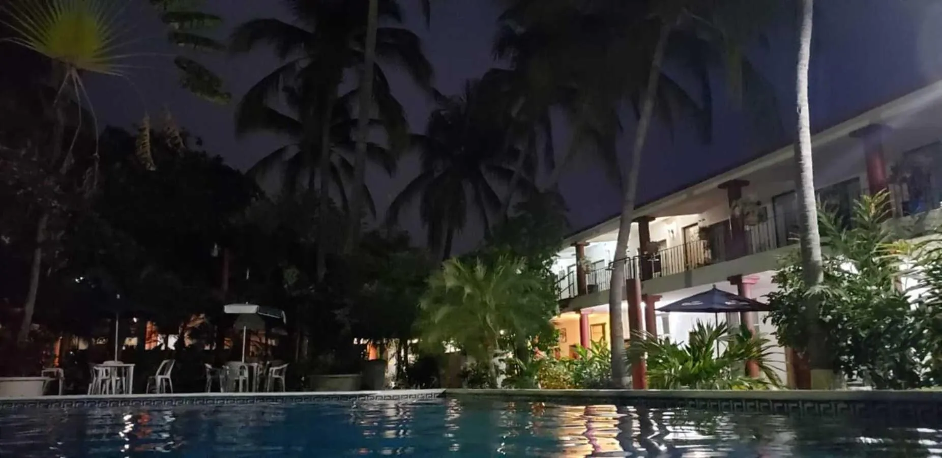 Pool view in Hotel Albatros