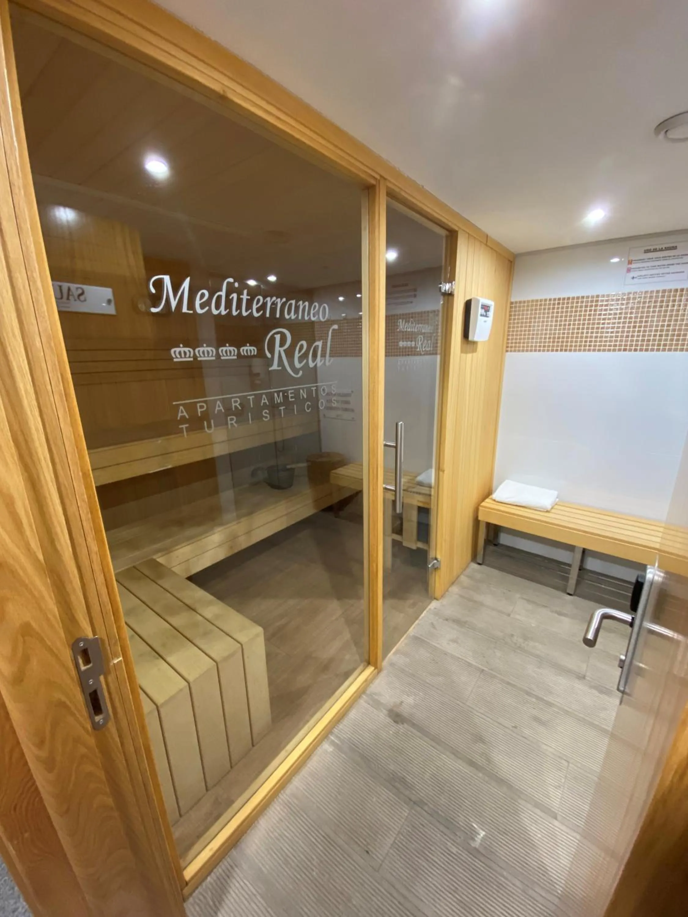 Sauna in Apartamentos Mediterráneo Real