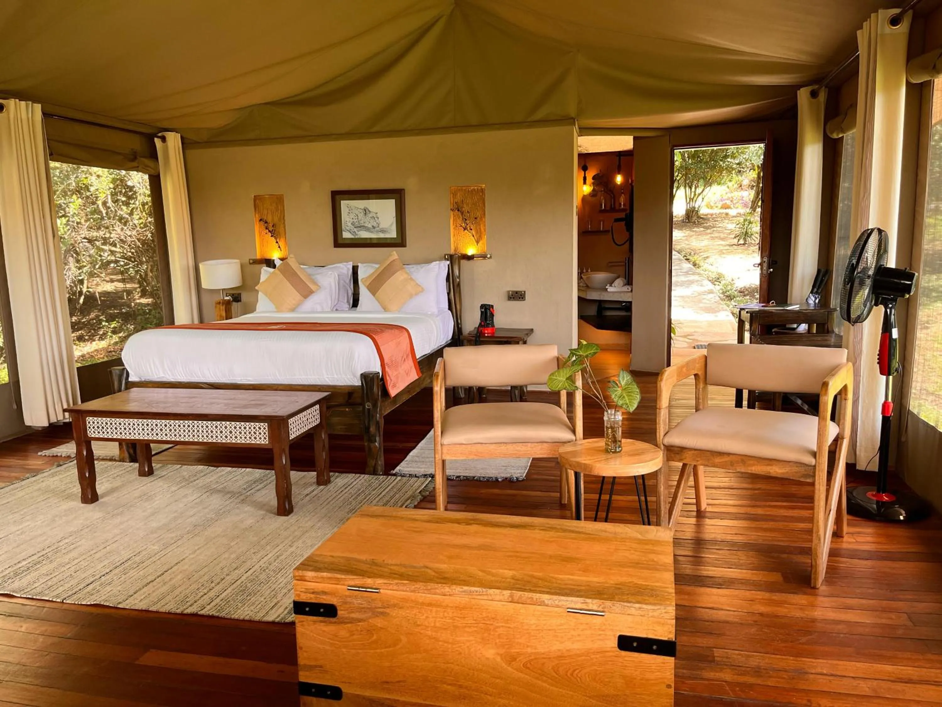 Bed in Ashnil Mara Camp