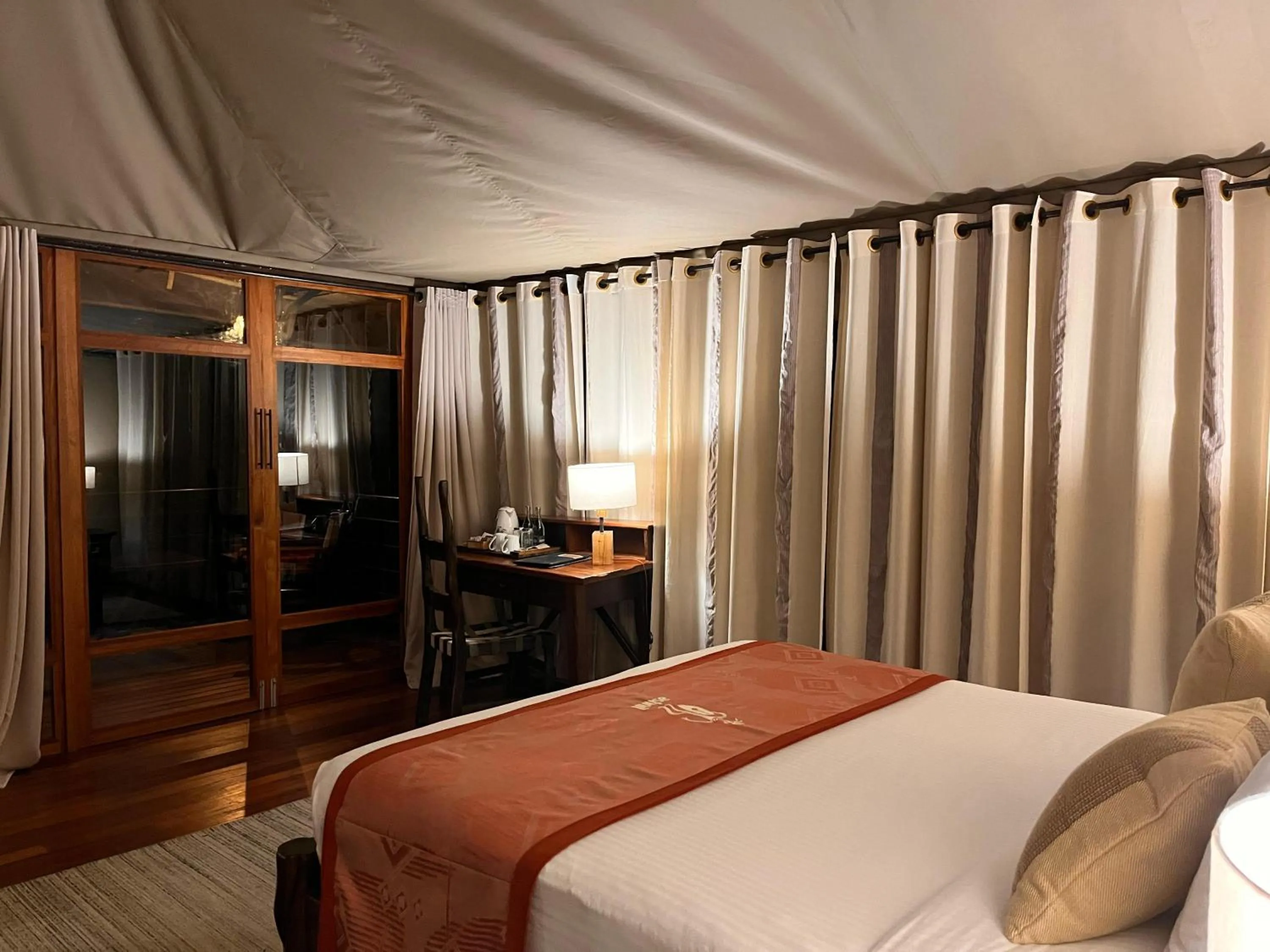 Bed in Ashnil Mara Camp