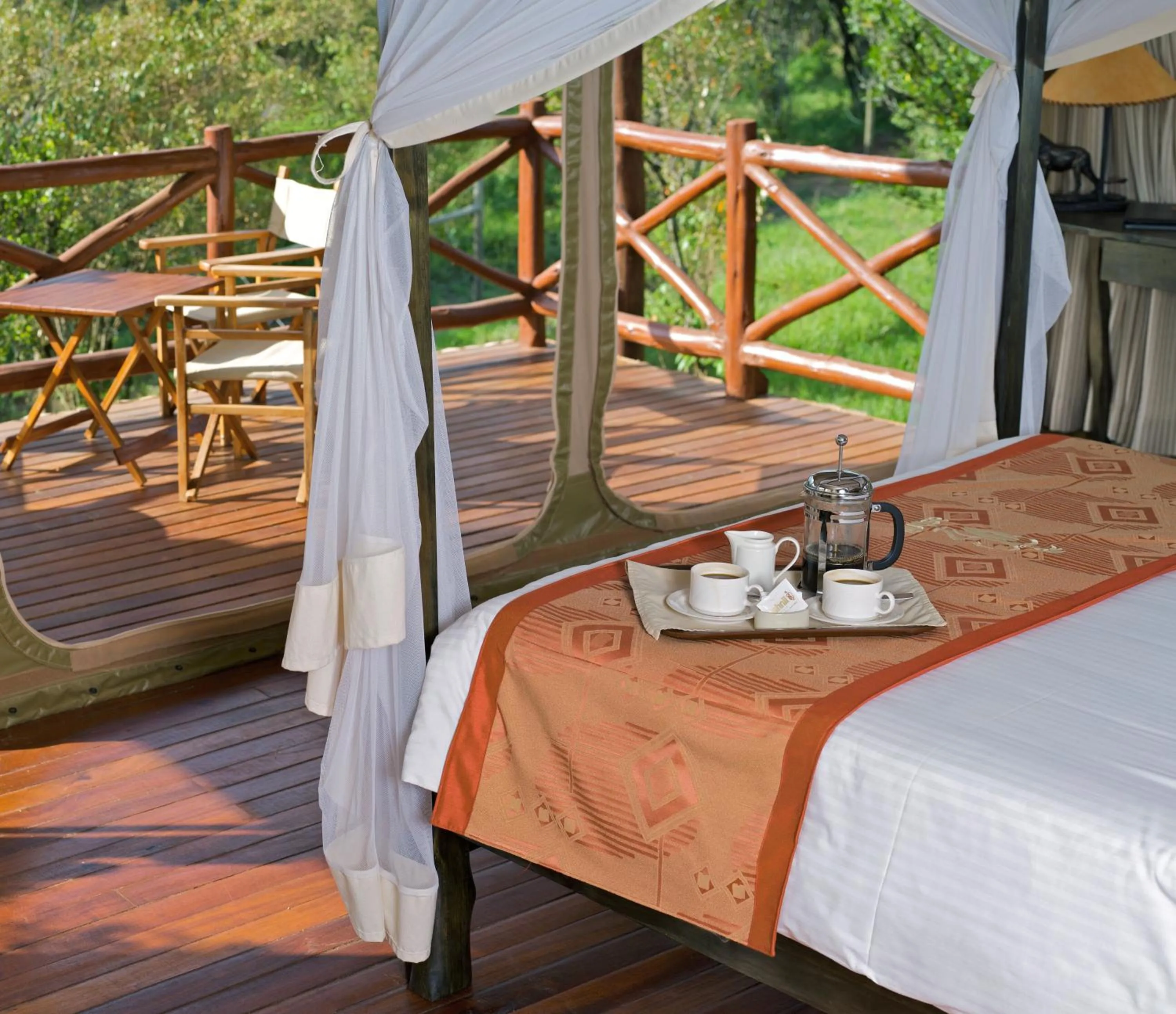 View (from property/room), Bed in Ashnil Mara Camp