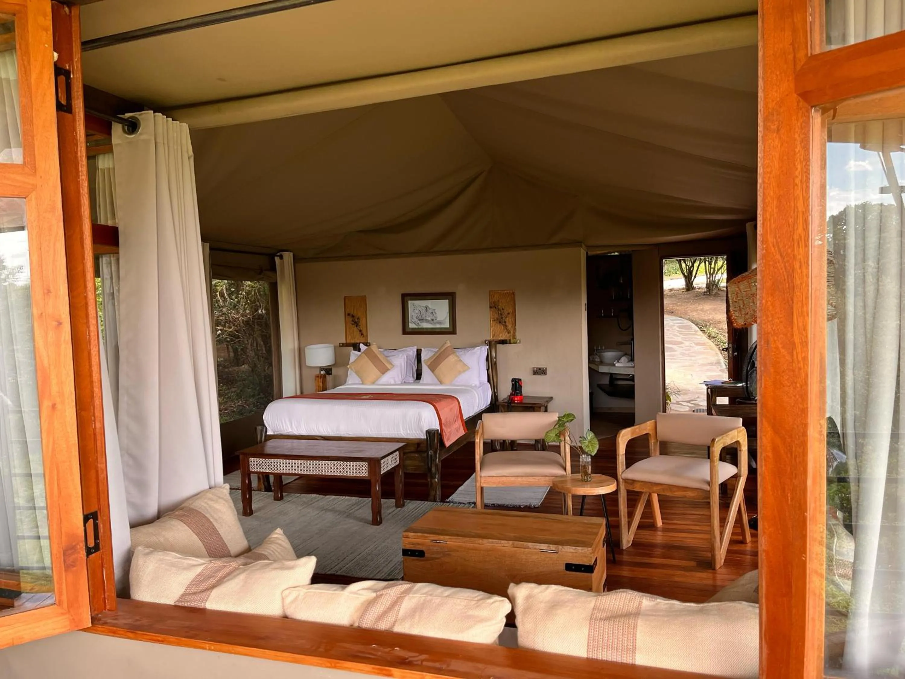 Bed in Ashnil Mara Camp