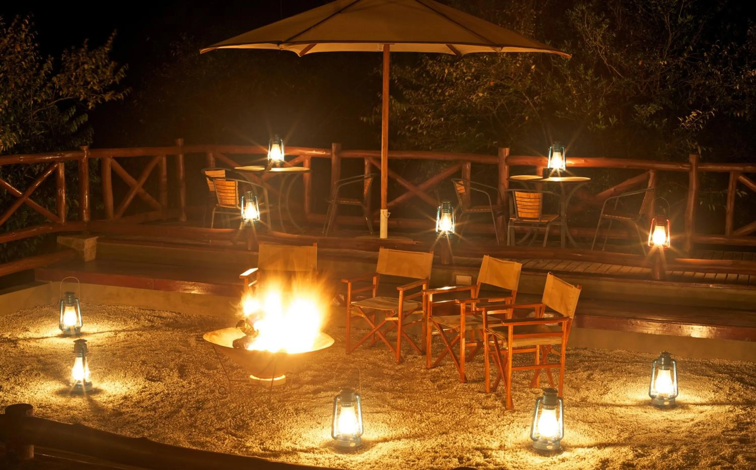 Patio in Ashnil Mara Camp