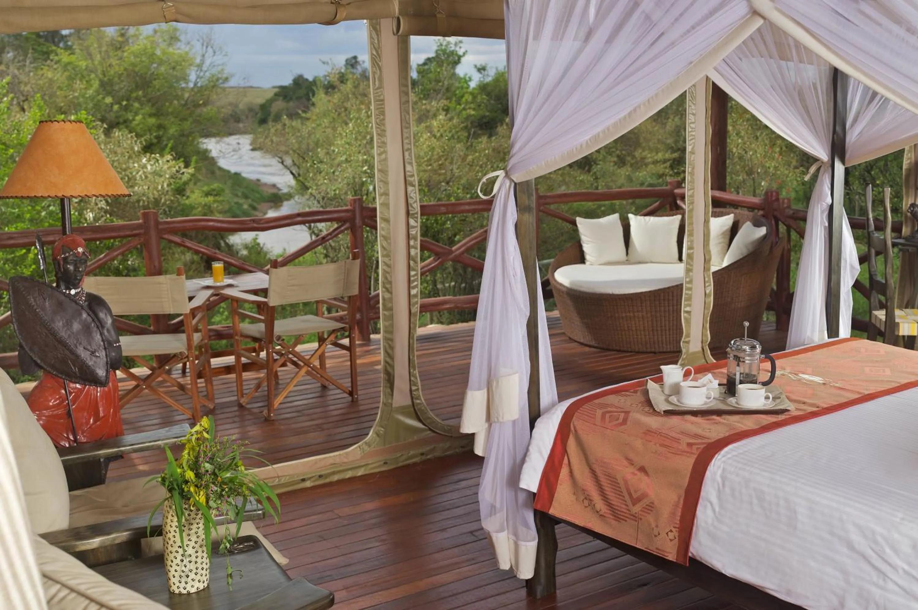 View (from property/room), Bed in Ashnil Mara Camp