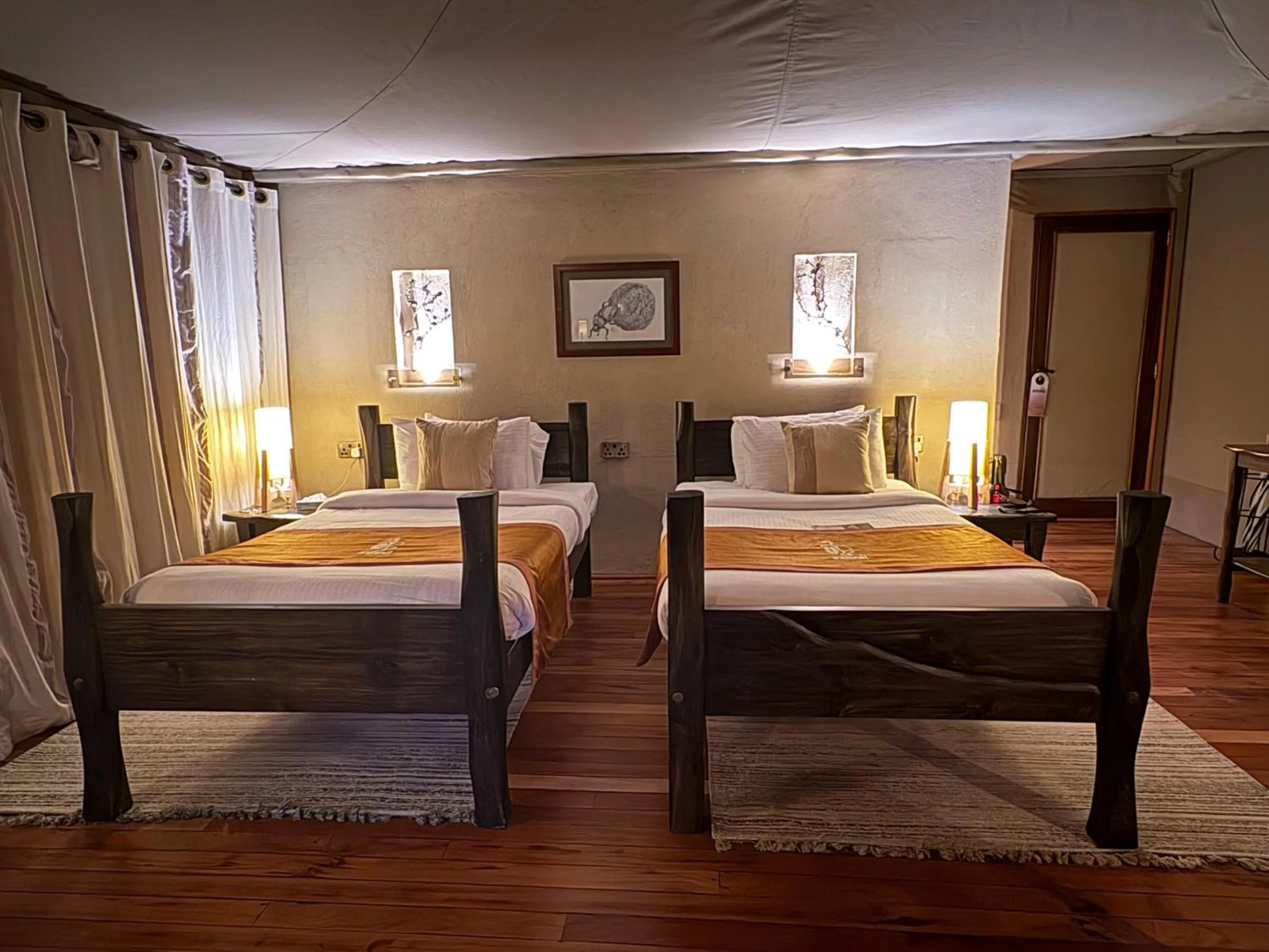 Bed in Ashnil Mara Camp