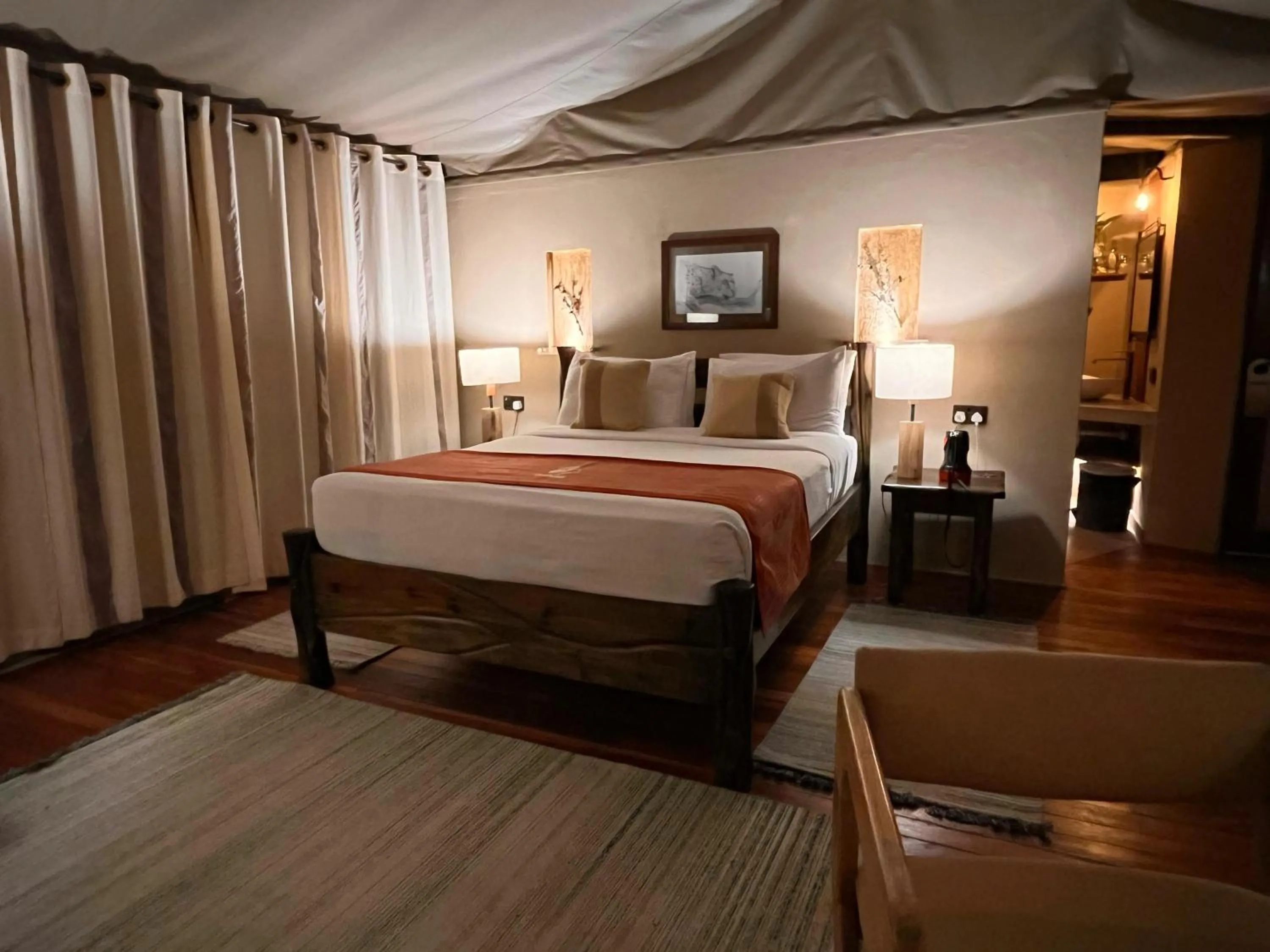 Bed in Ashnil Mara Camp