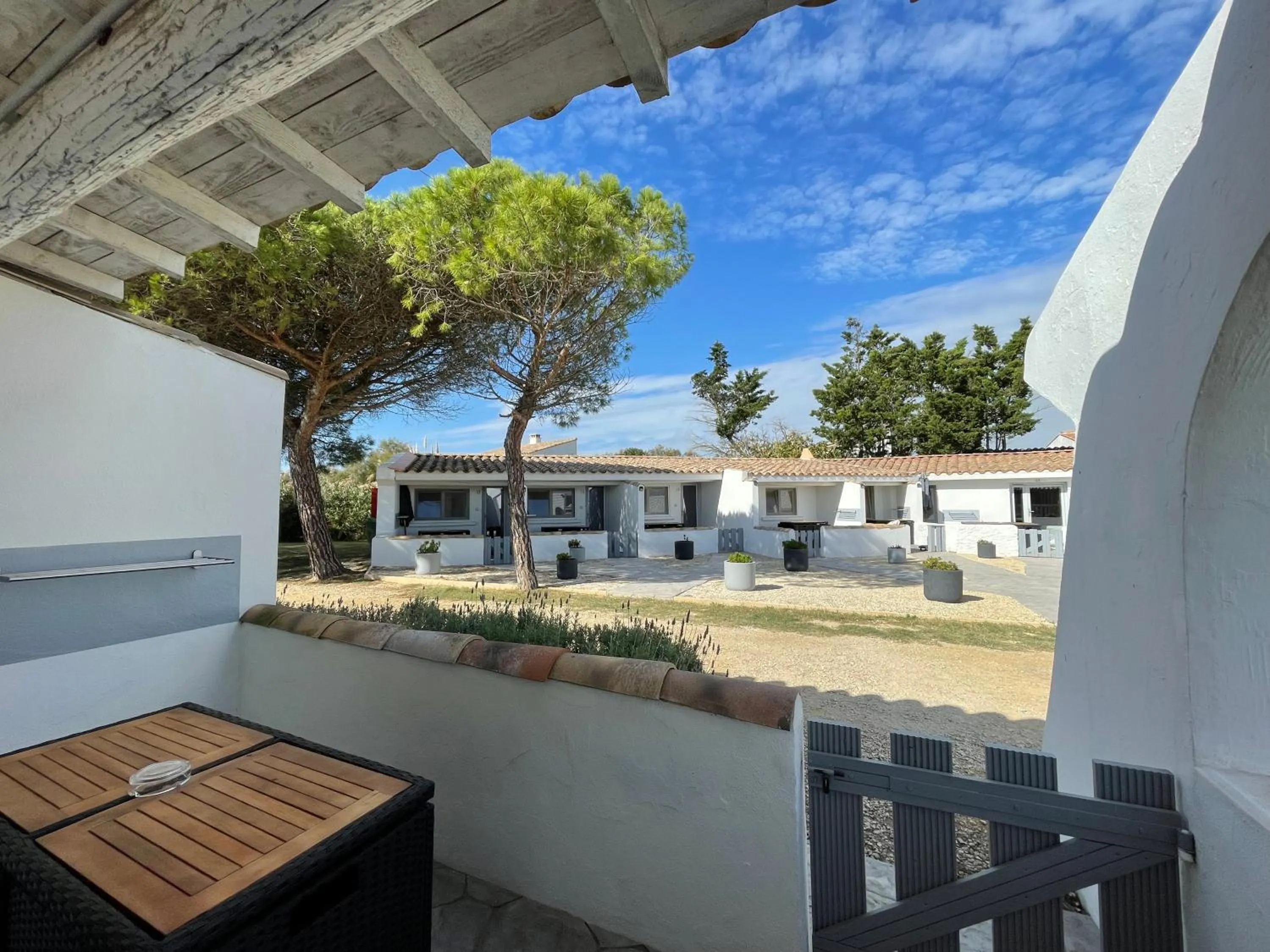 Patio in Hotel Mas des Lys