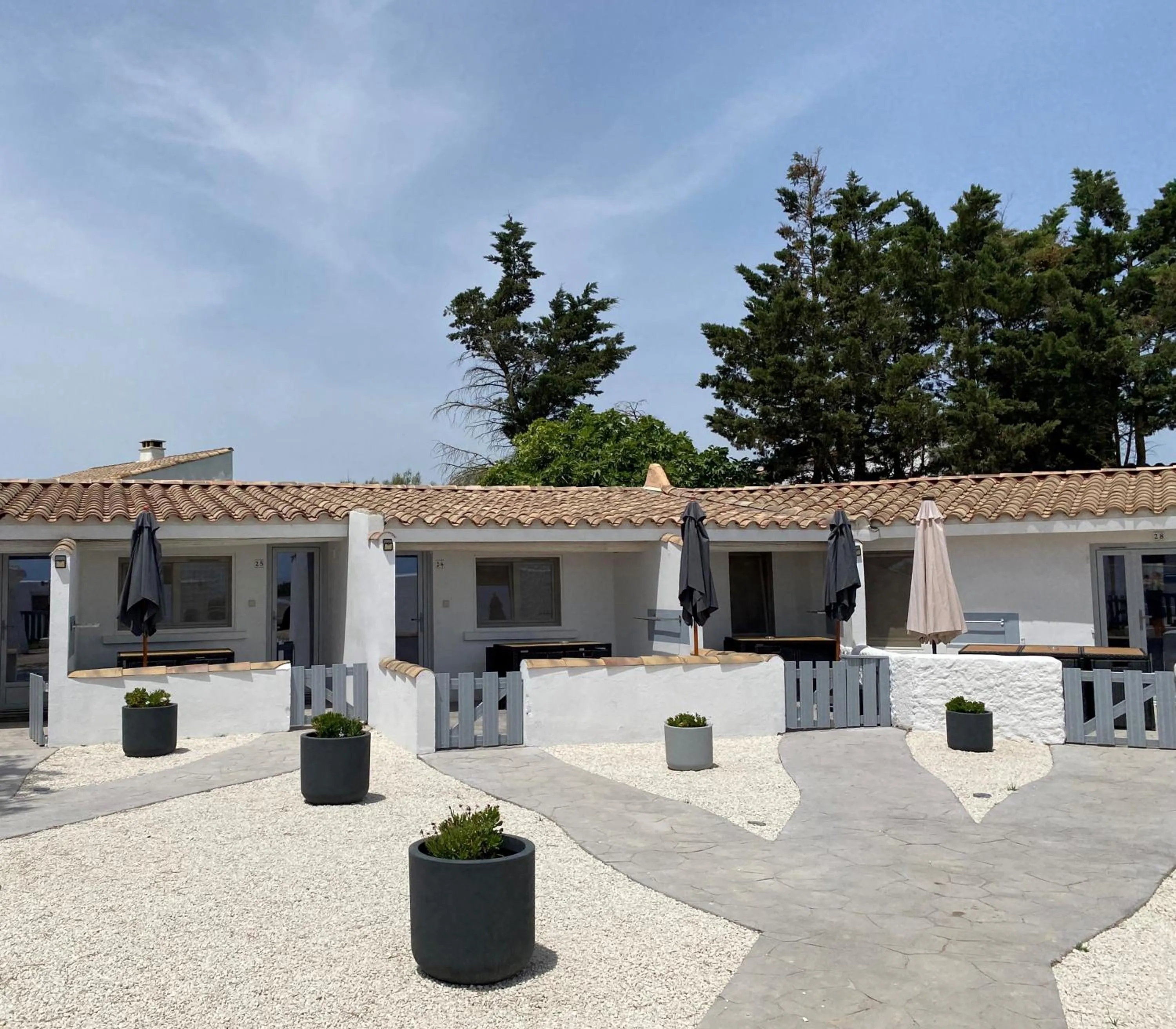 Patio in Hotel Mas des Lys