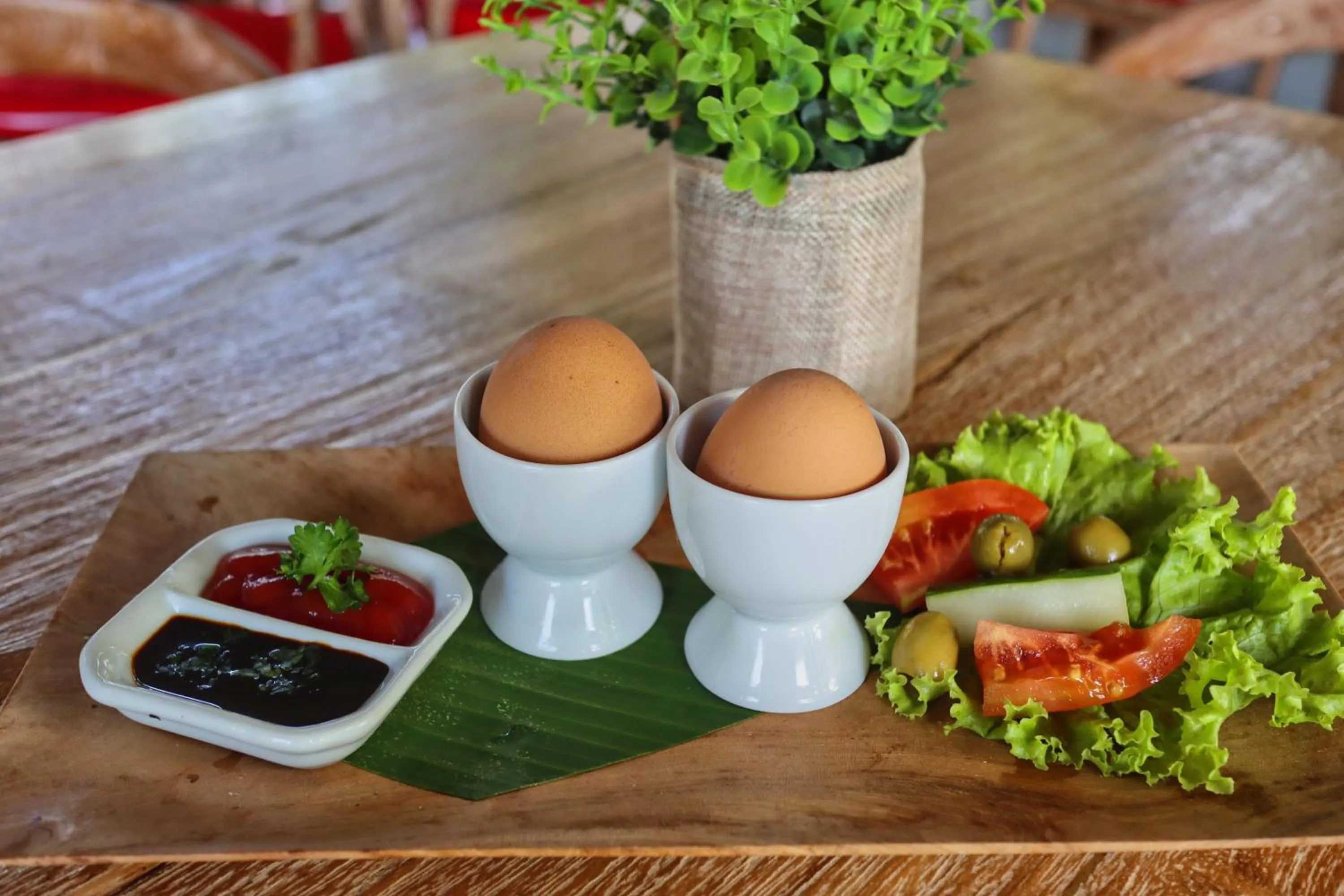 Continental breakfast in Pradja Slumbung Villas