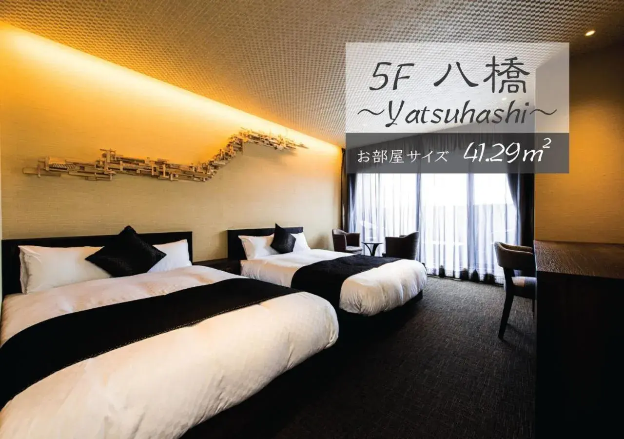 Quadruple Room with Balcony in Hotel ZIZI Kyoto Gion Quadruple Room with Balcony in Hotel ZIZI Kyoto Gion