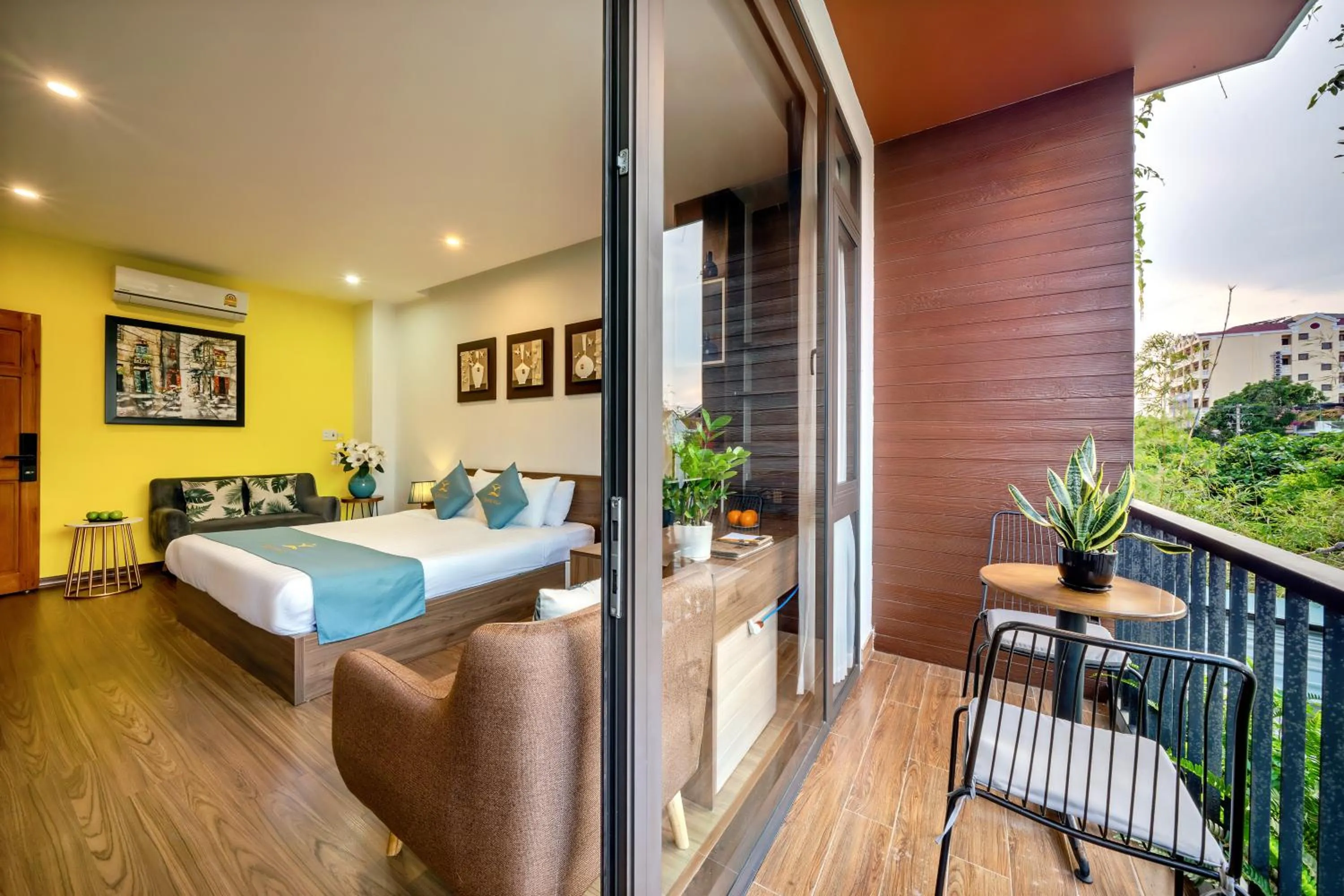 Bedroom, Bed in Square Villa Hoi An