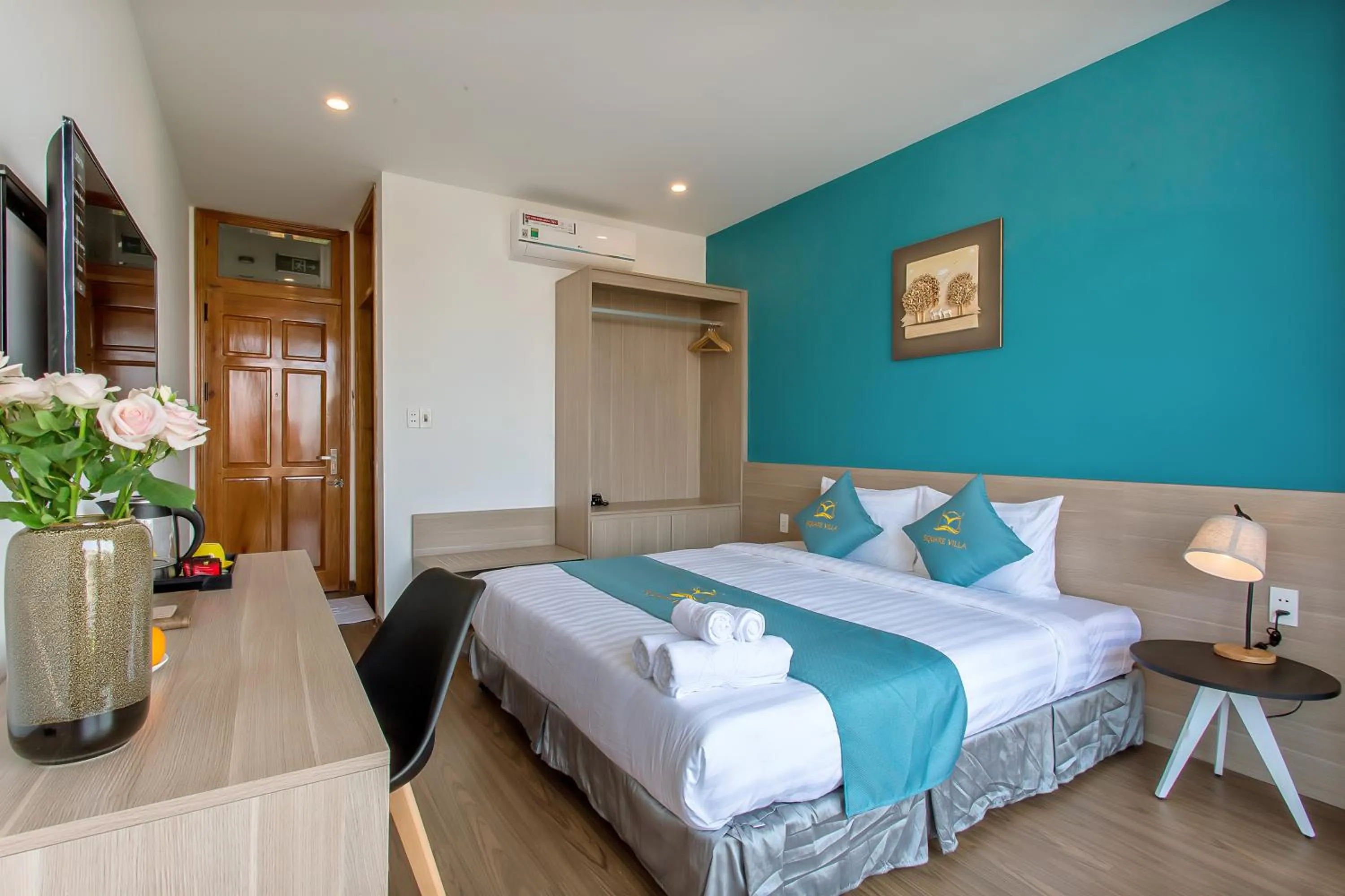 Bedroom, Bed in Square Villa Hoi An