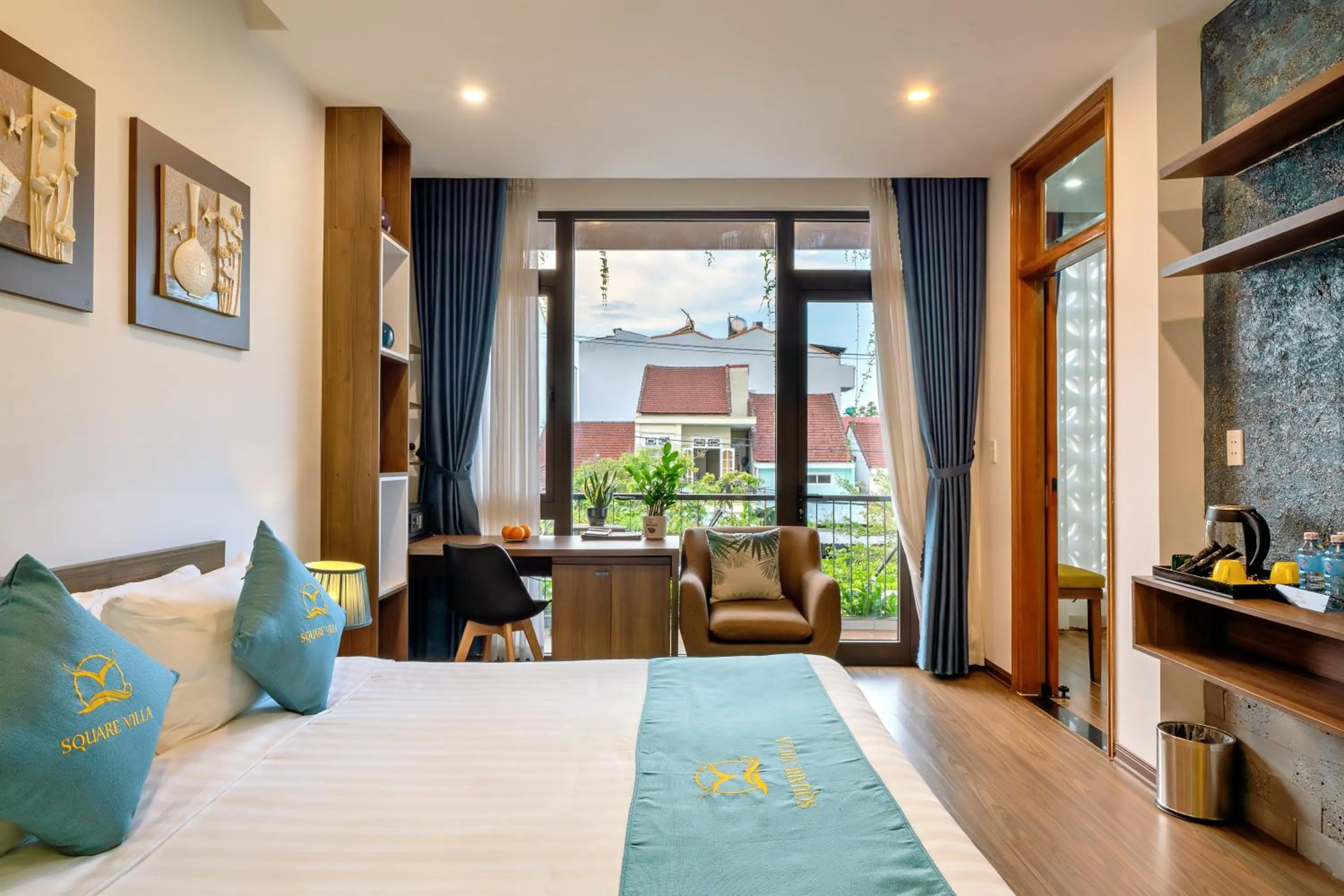 Bedroom, Bed in Square Villa Hoi An