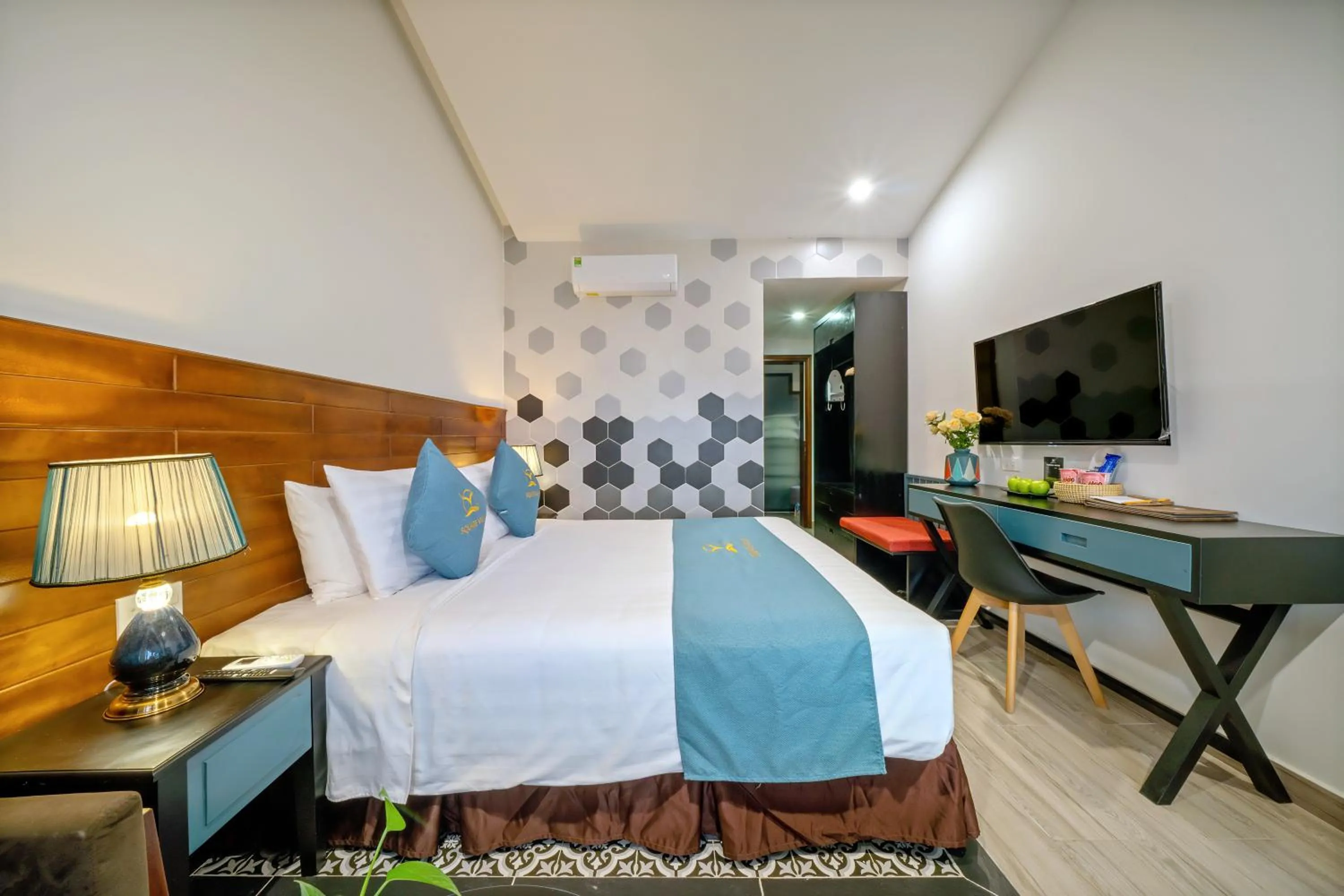 Bedroom, Bed in Square Villa Hoi An