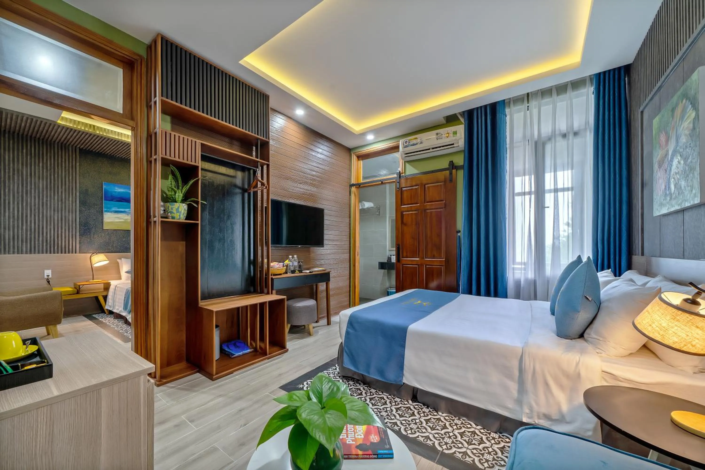 Bedroom, Bed in Square Villa Hoi An