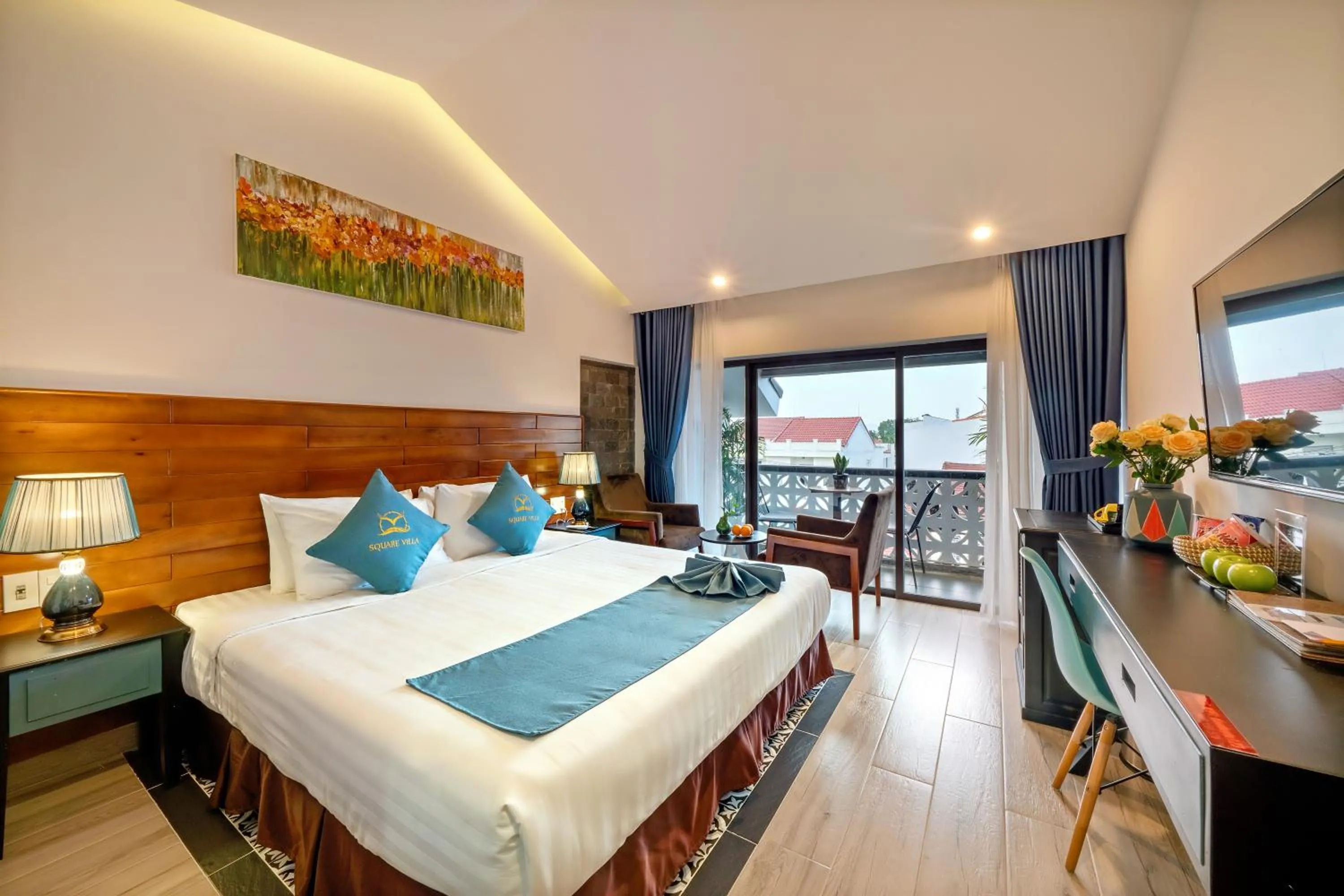 Bedroom, Bed in Square Villa Hoi An