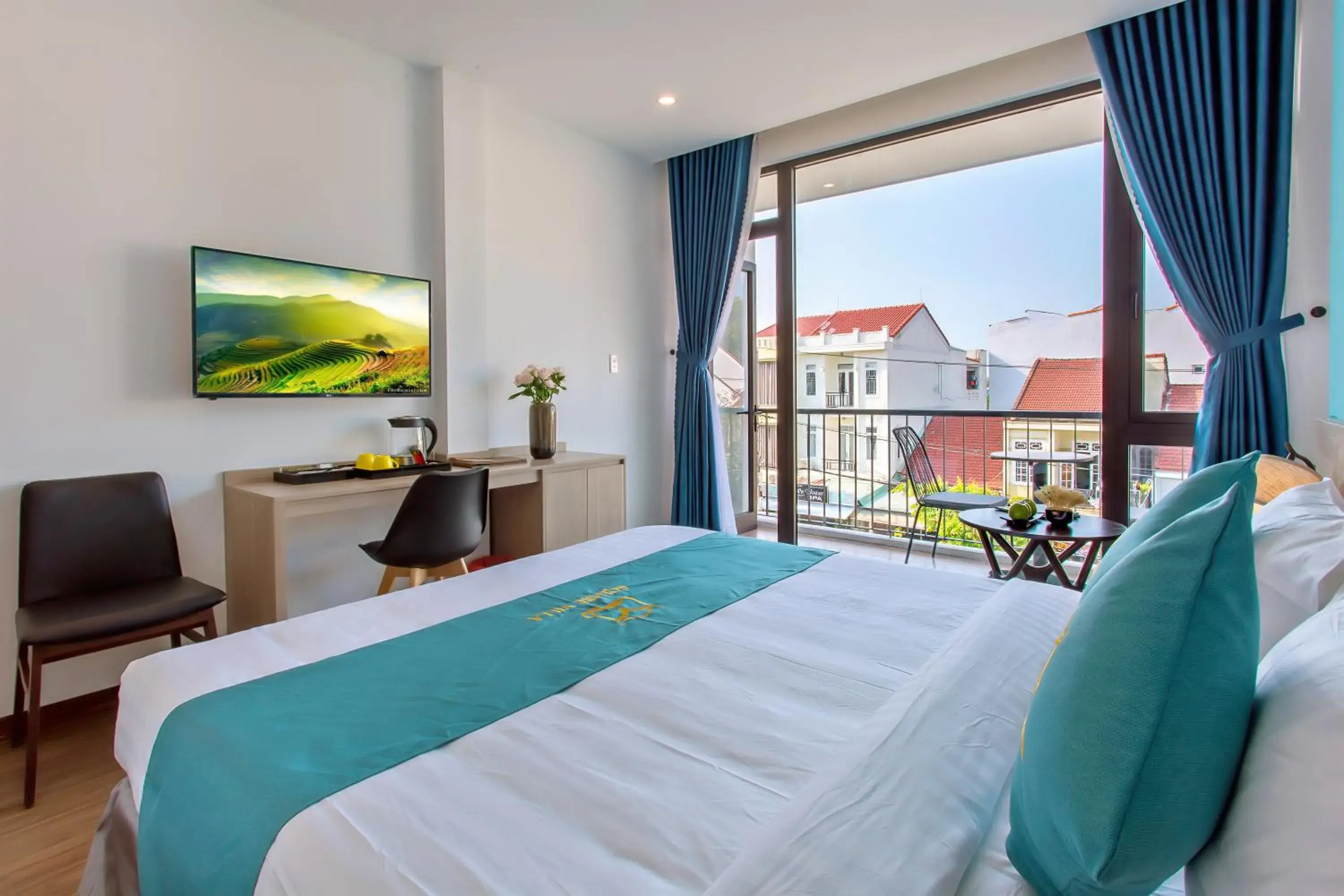 Triple Room with Balcony in Square Villa Hoi An Triple Room with Balcony in Square Villa Hoi An