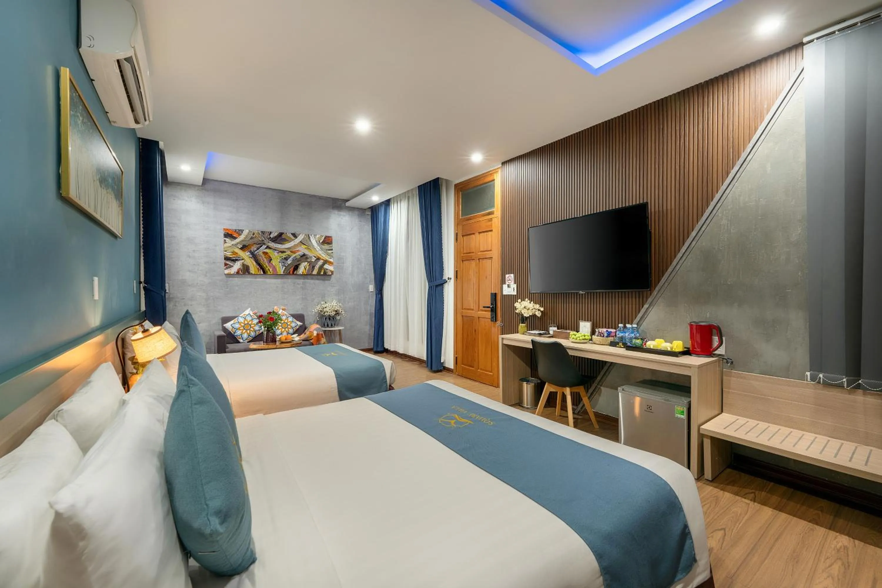 Bed in Square Villa Hoi An