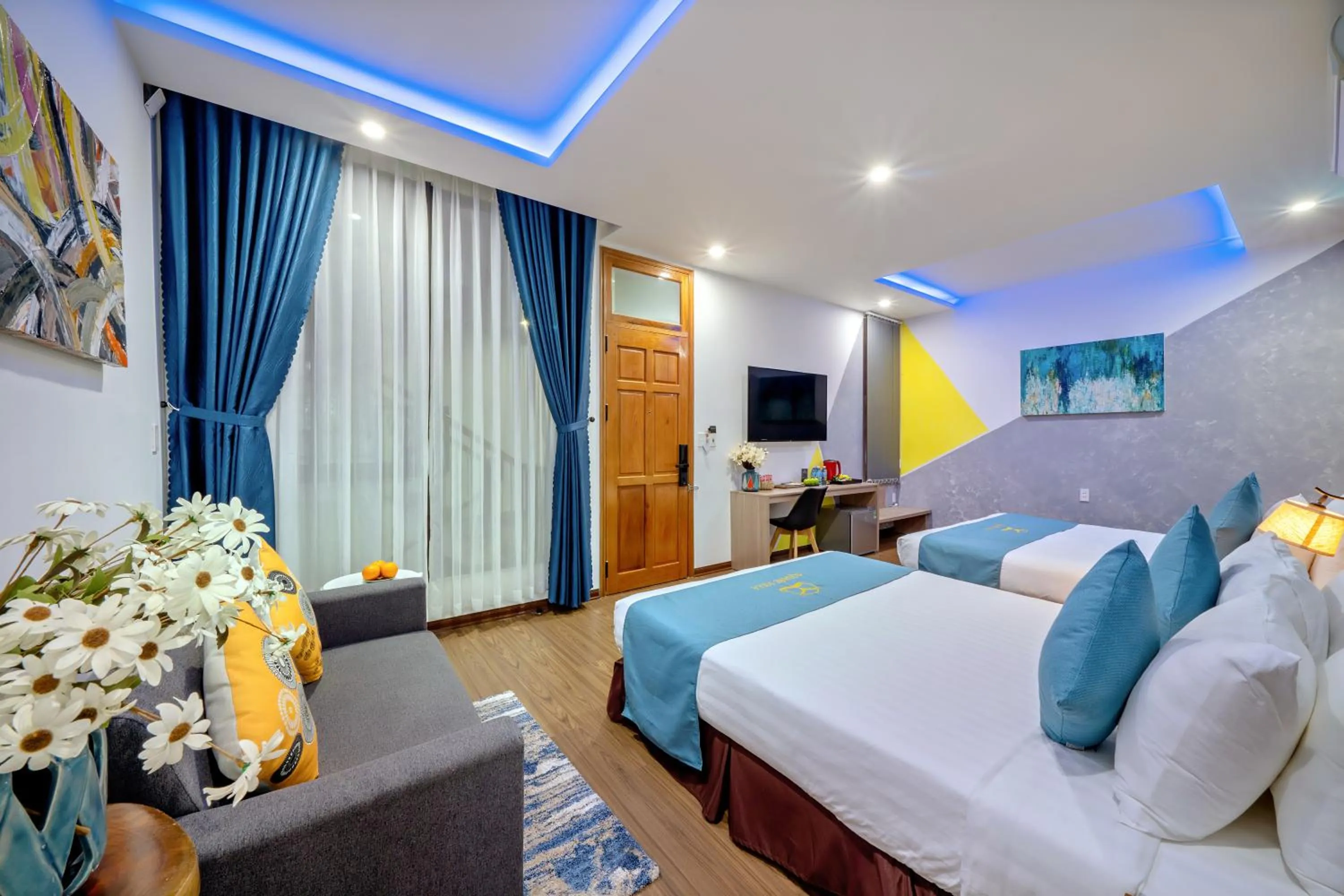 Bedroom, Bed in Square Villa Hoi An