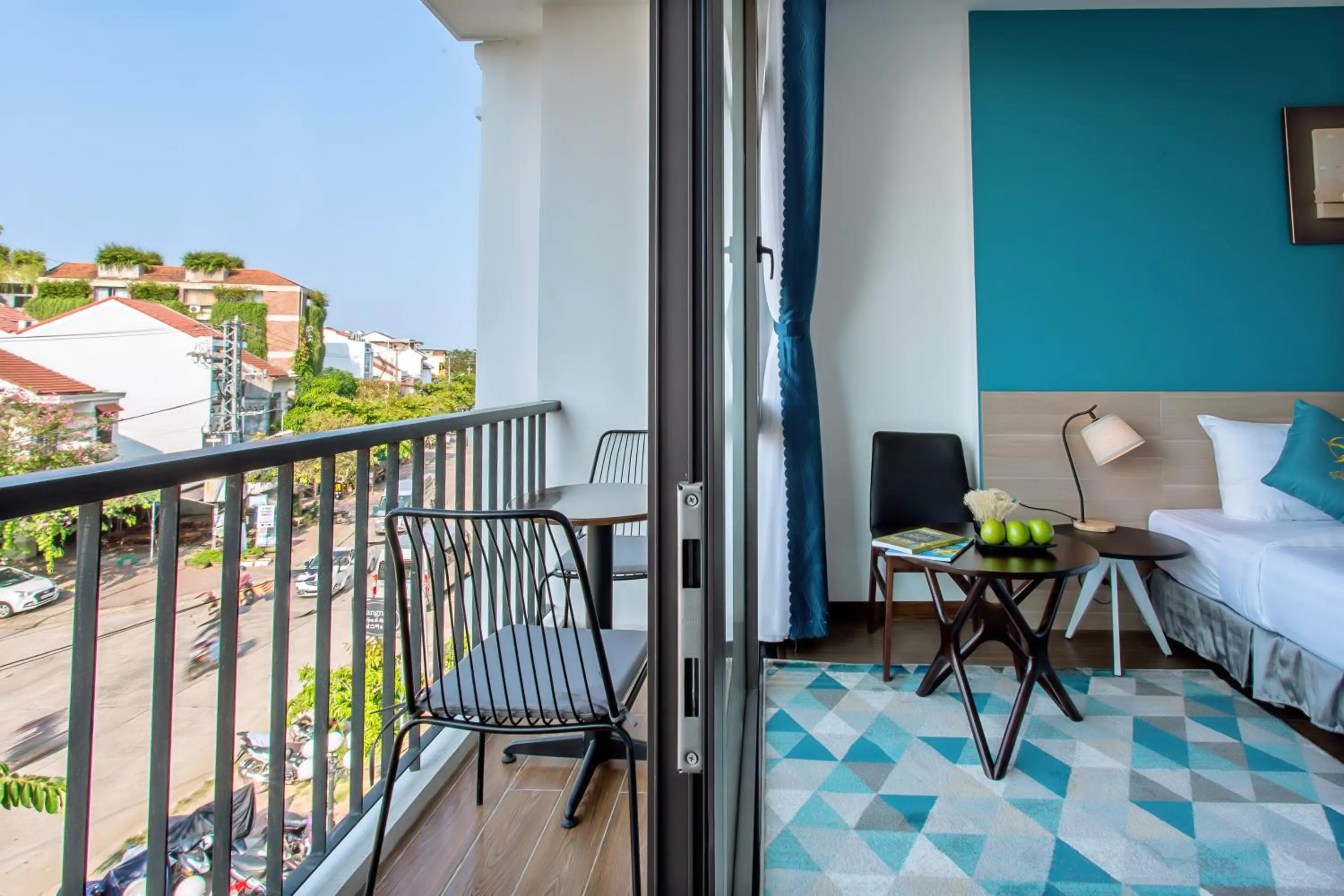 Balcony/Terrace, Bed in Square Villa Hoi An