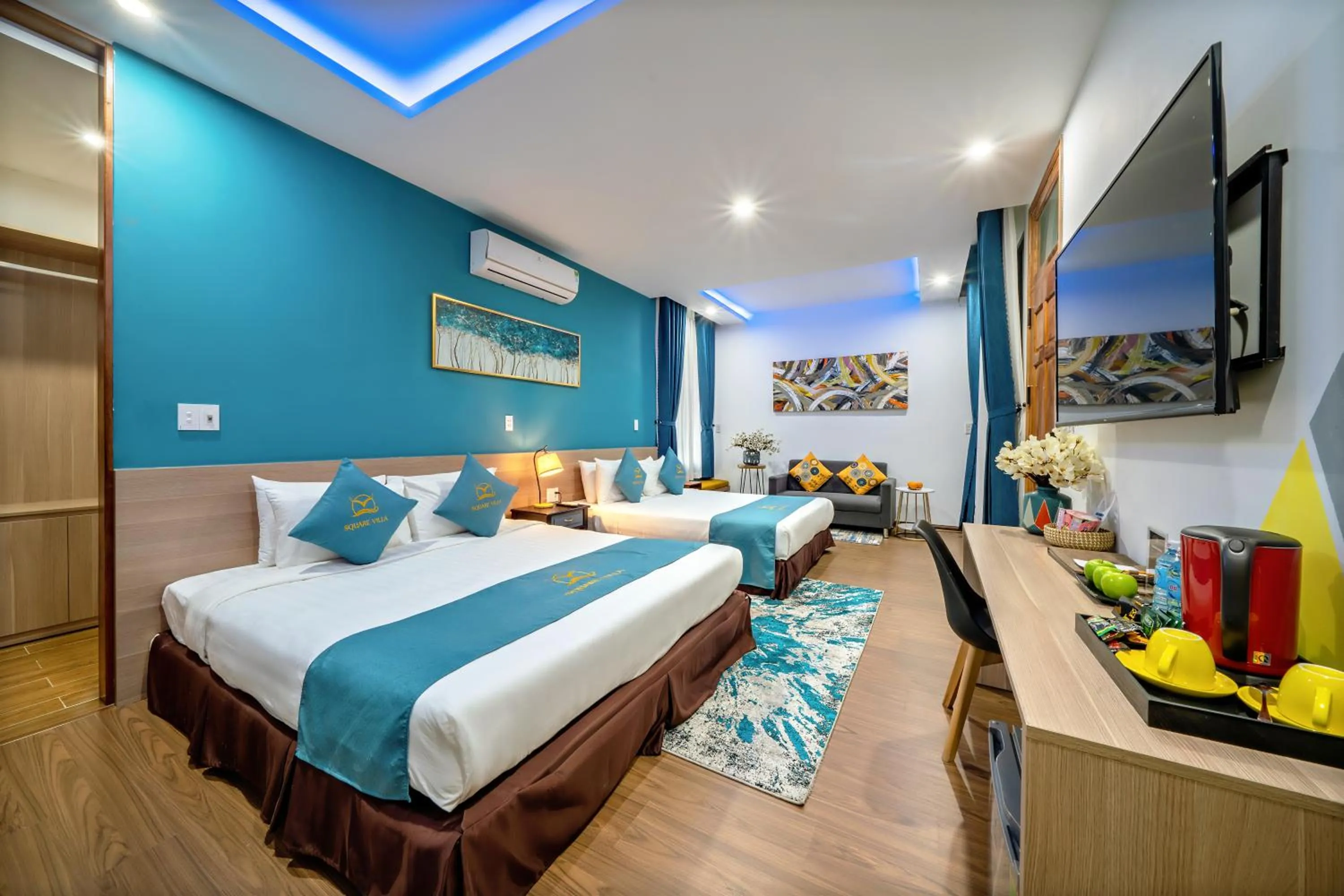 Bedroom, Bed in Square Villa Hoi An