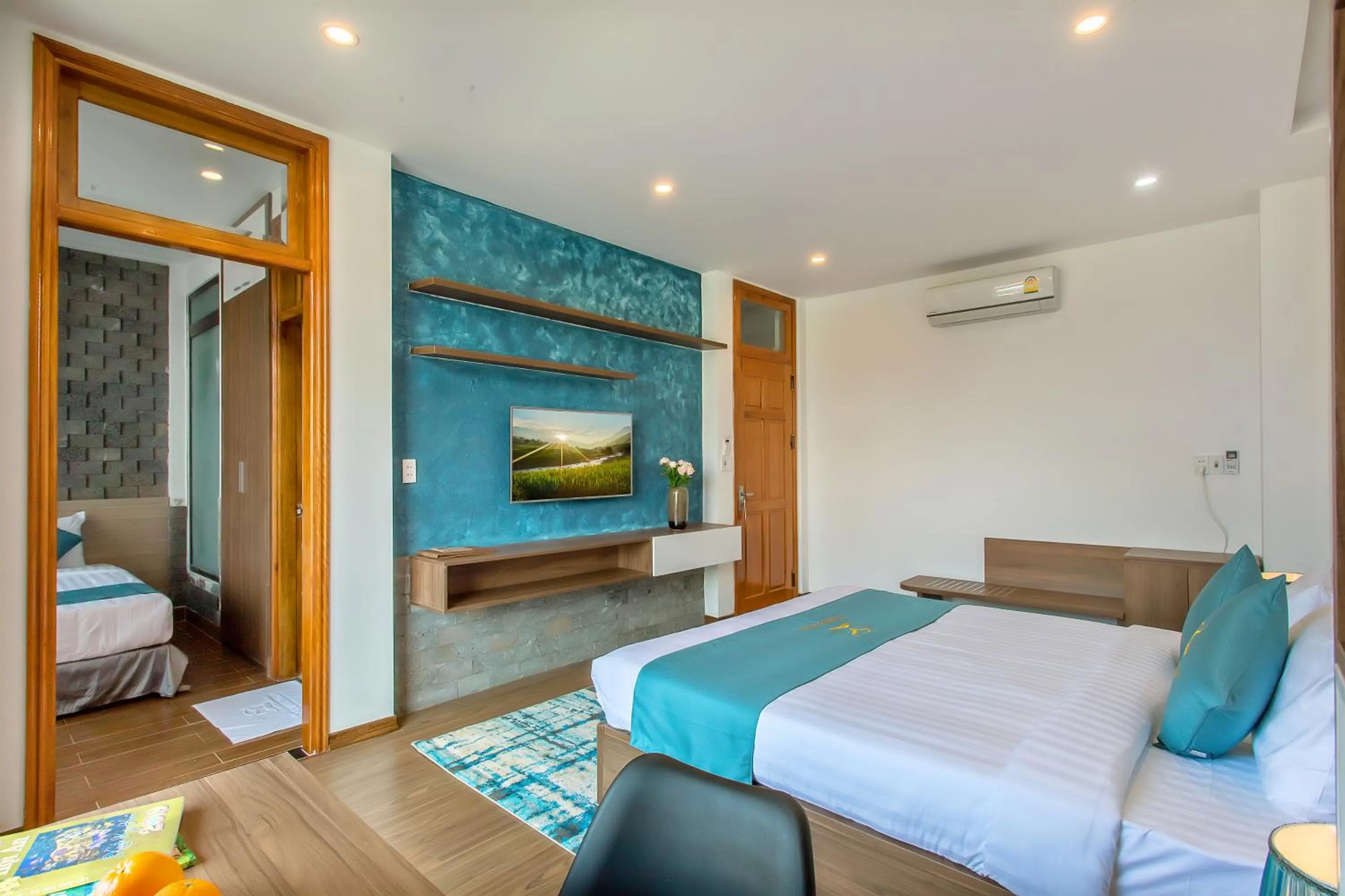 Bed in Square Villa Hoi An