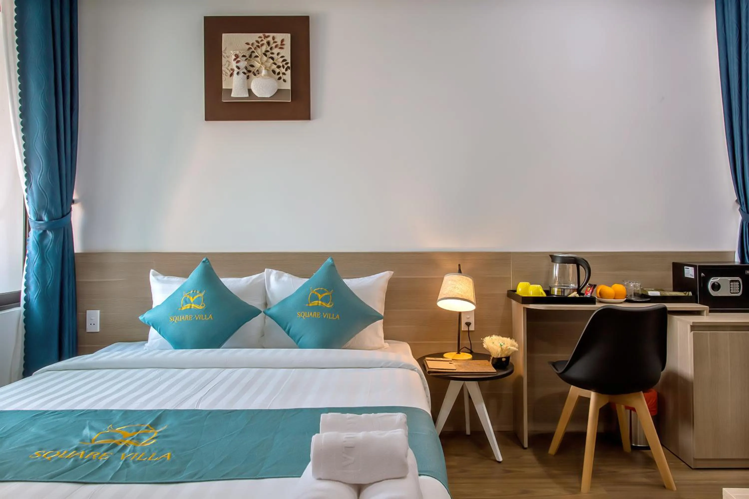 Bed in Square Villa Hoi An