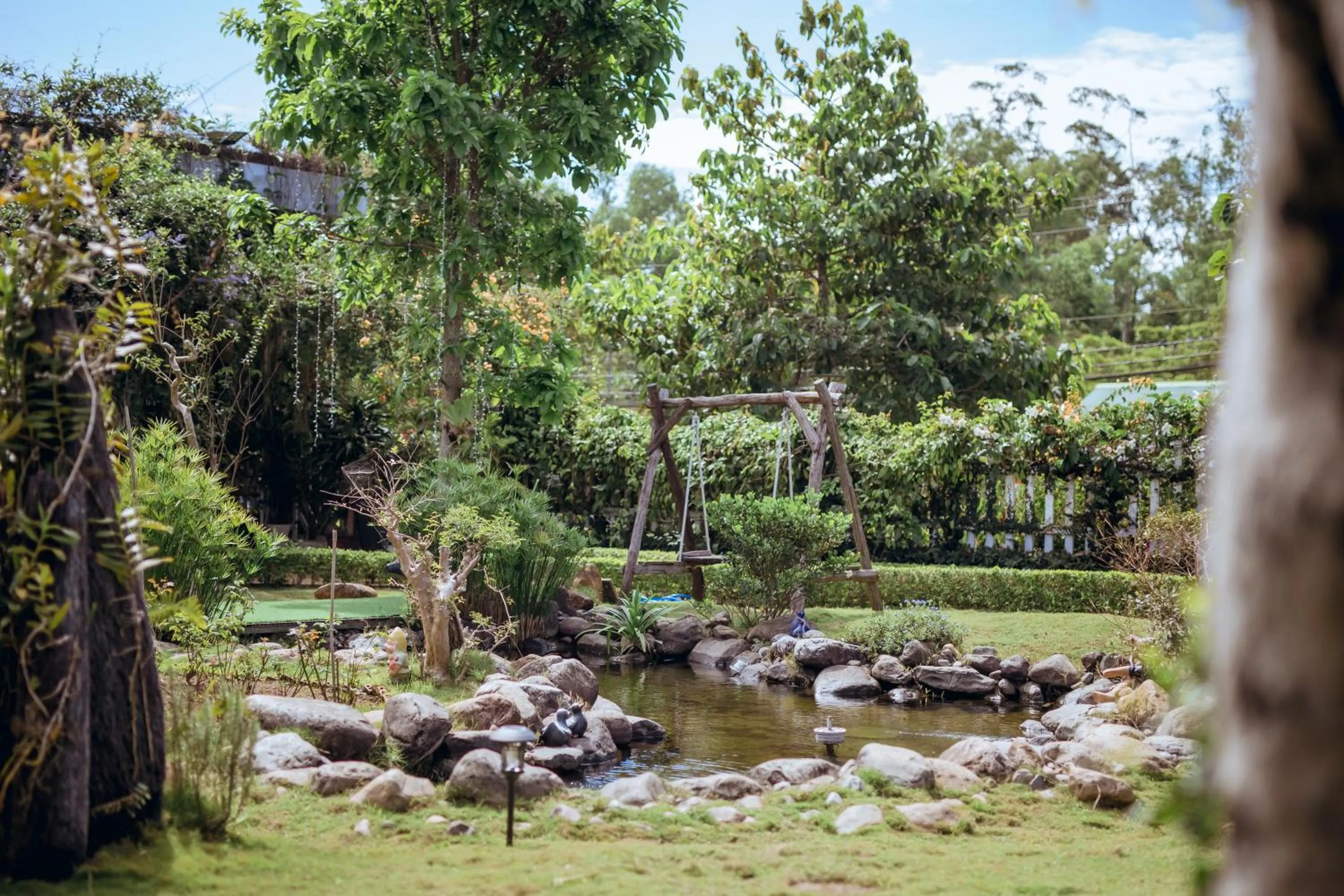 Garden in Nhat Quang Hotel