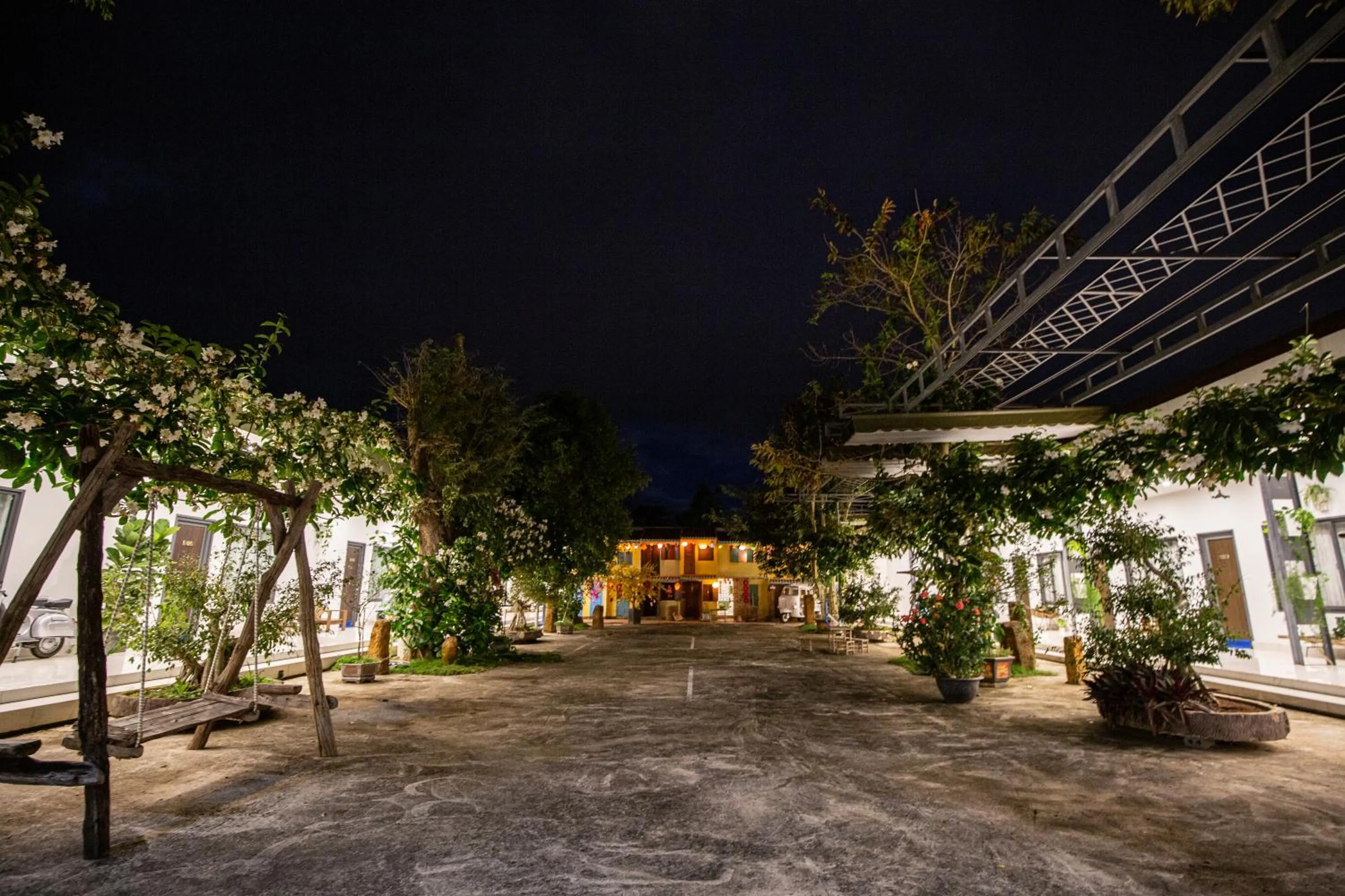 Garden in Nhat Quang Hotel