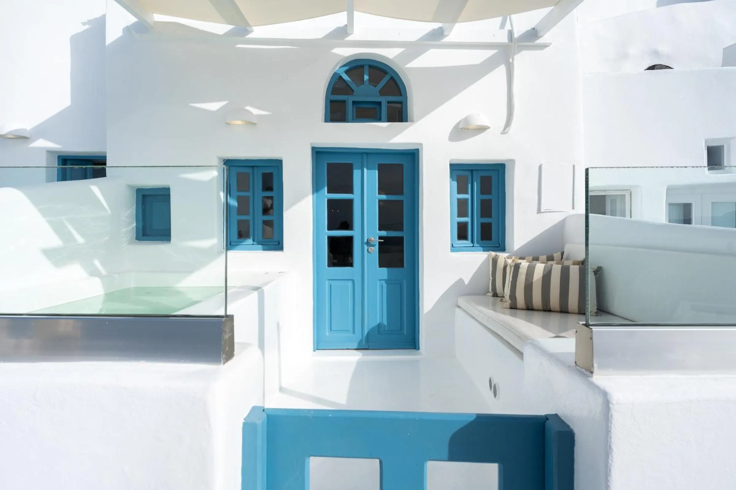 Balcony/Terrace in Nano Oia Villas