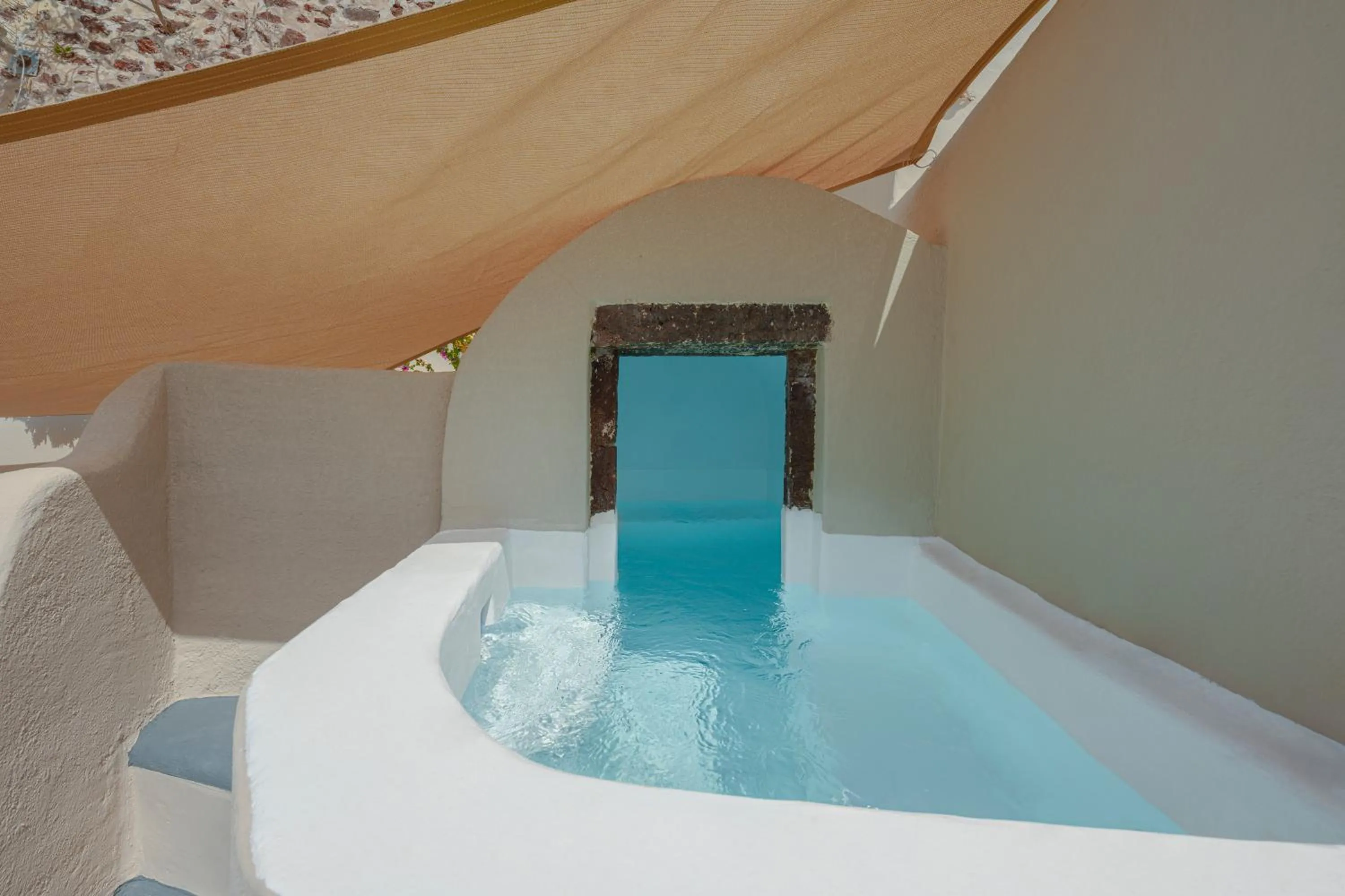 Hot Tub in Nano Oia Villas
