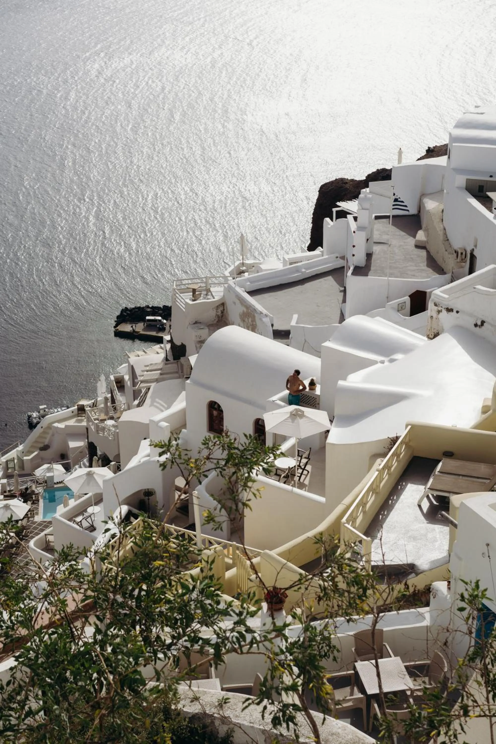 Bird's eye view in Nano Oia Villas