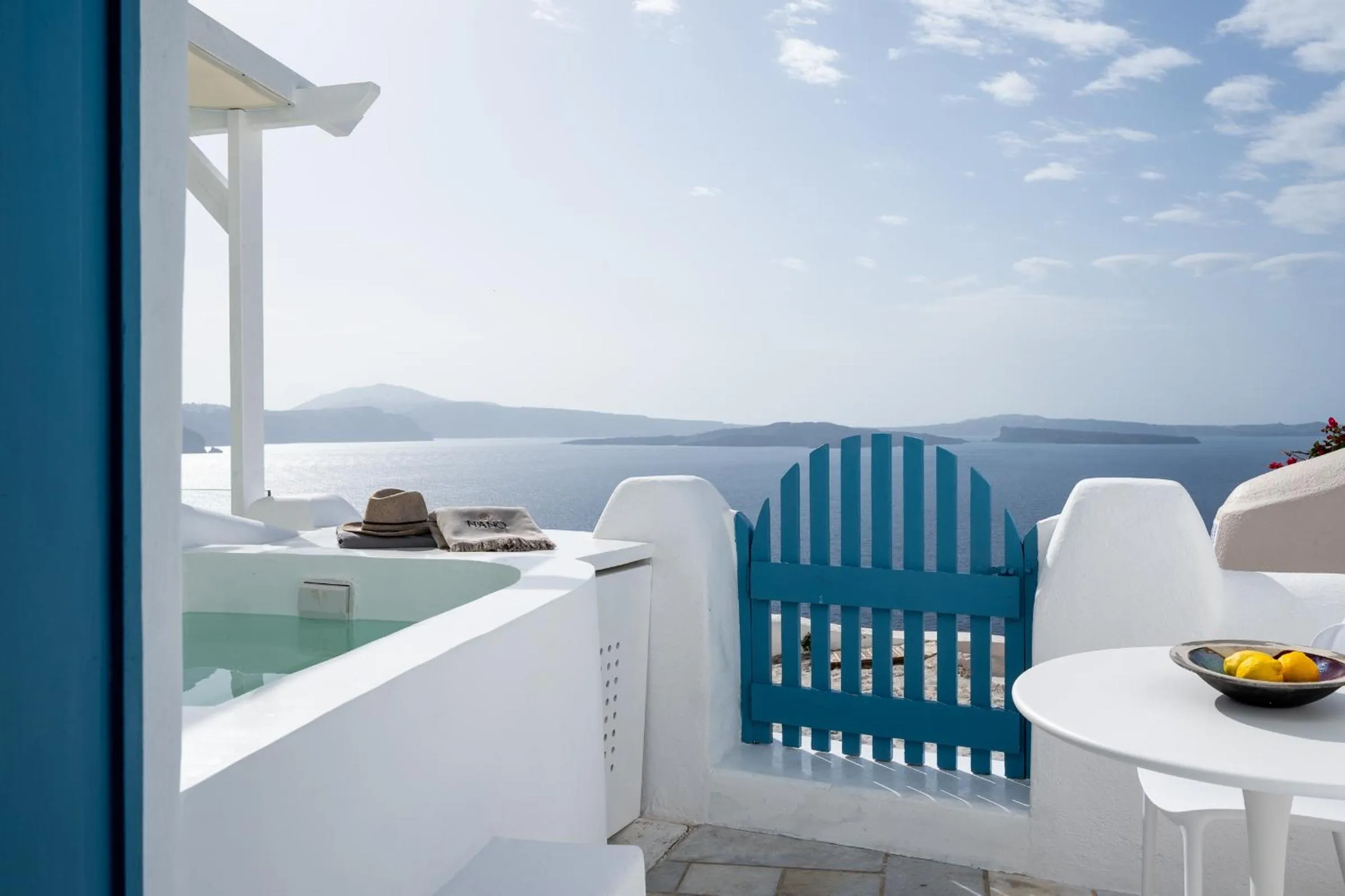 Hot Tub in Nano Oia Villas