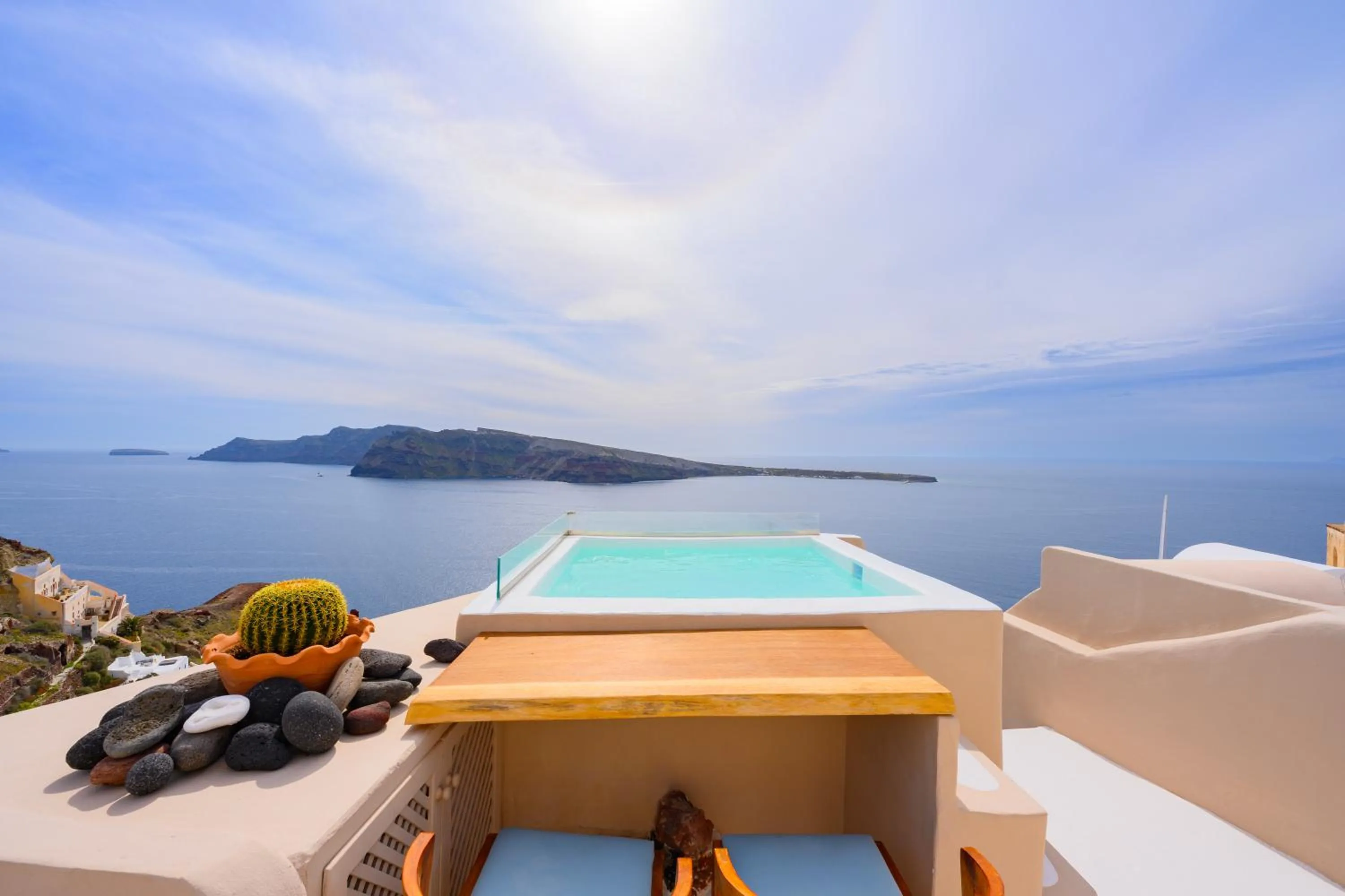 Hot Tub in Nano Oia Villas